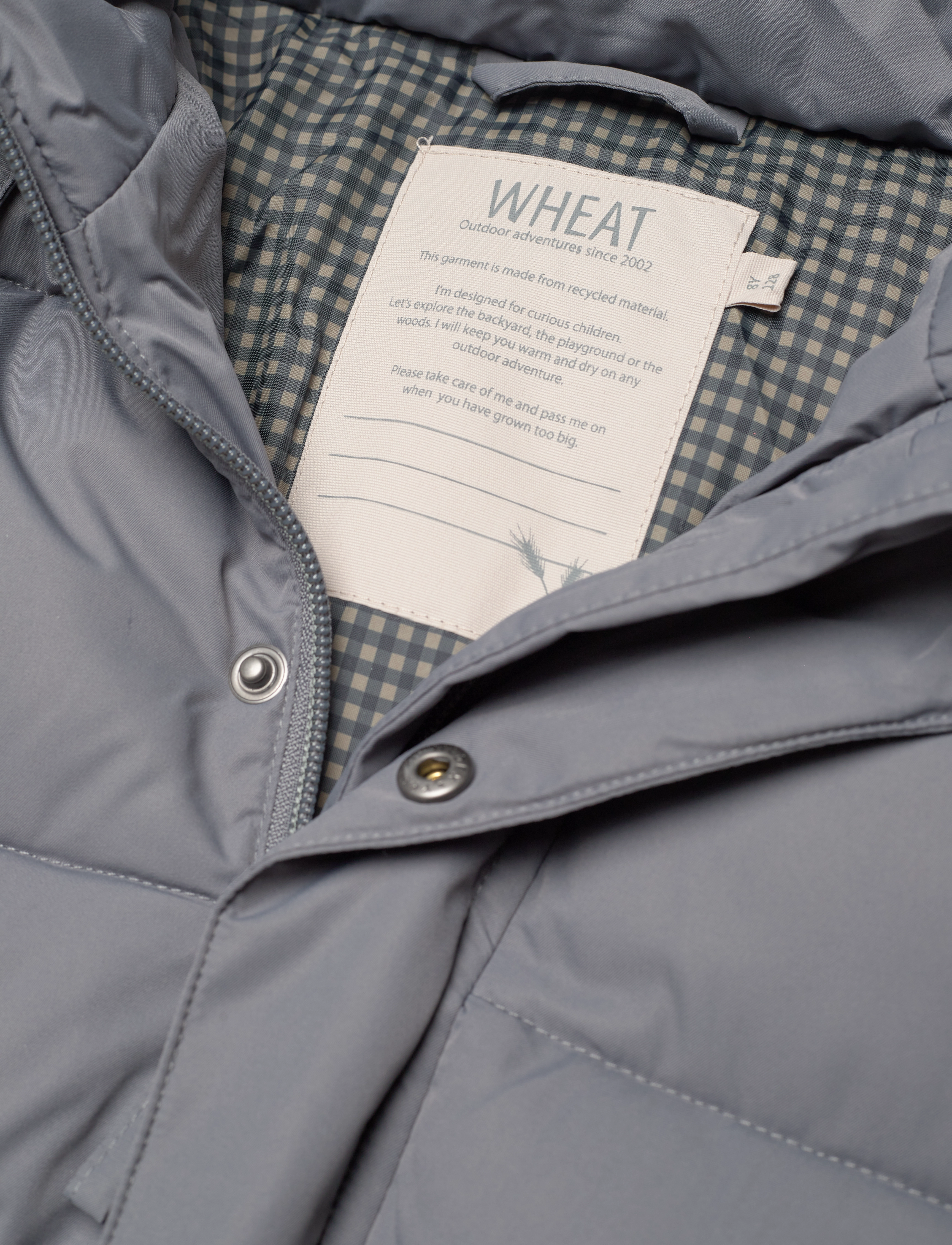 Wheat - Puffer Jacket Gael - autumn sky - 3