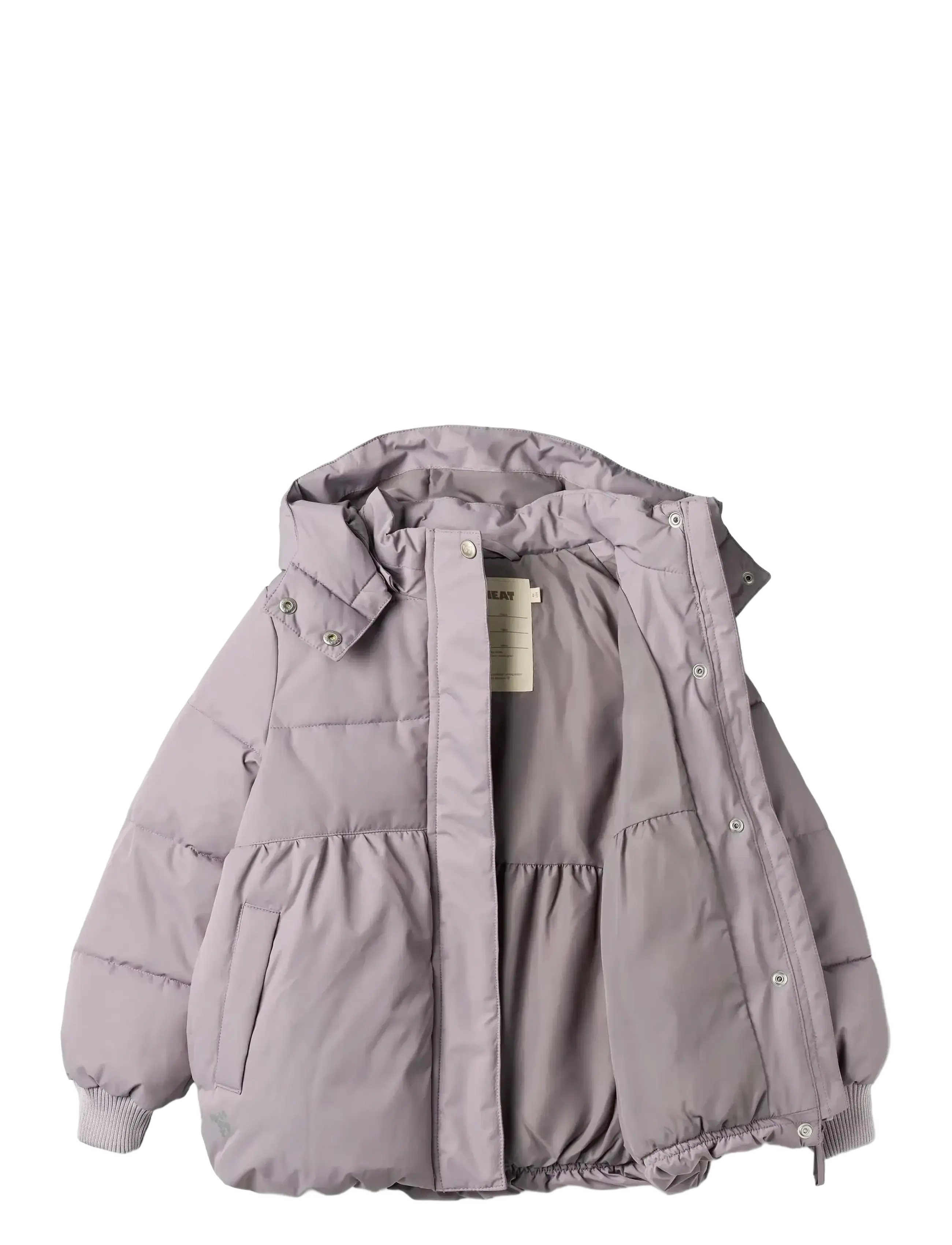 Wheat - Puffer Jacket Karla - jackets - dark lavender - 2