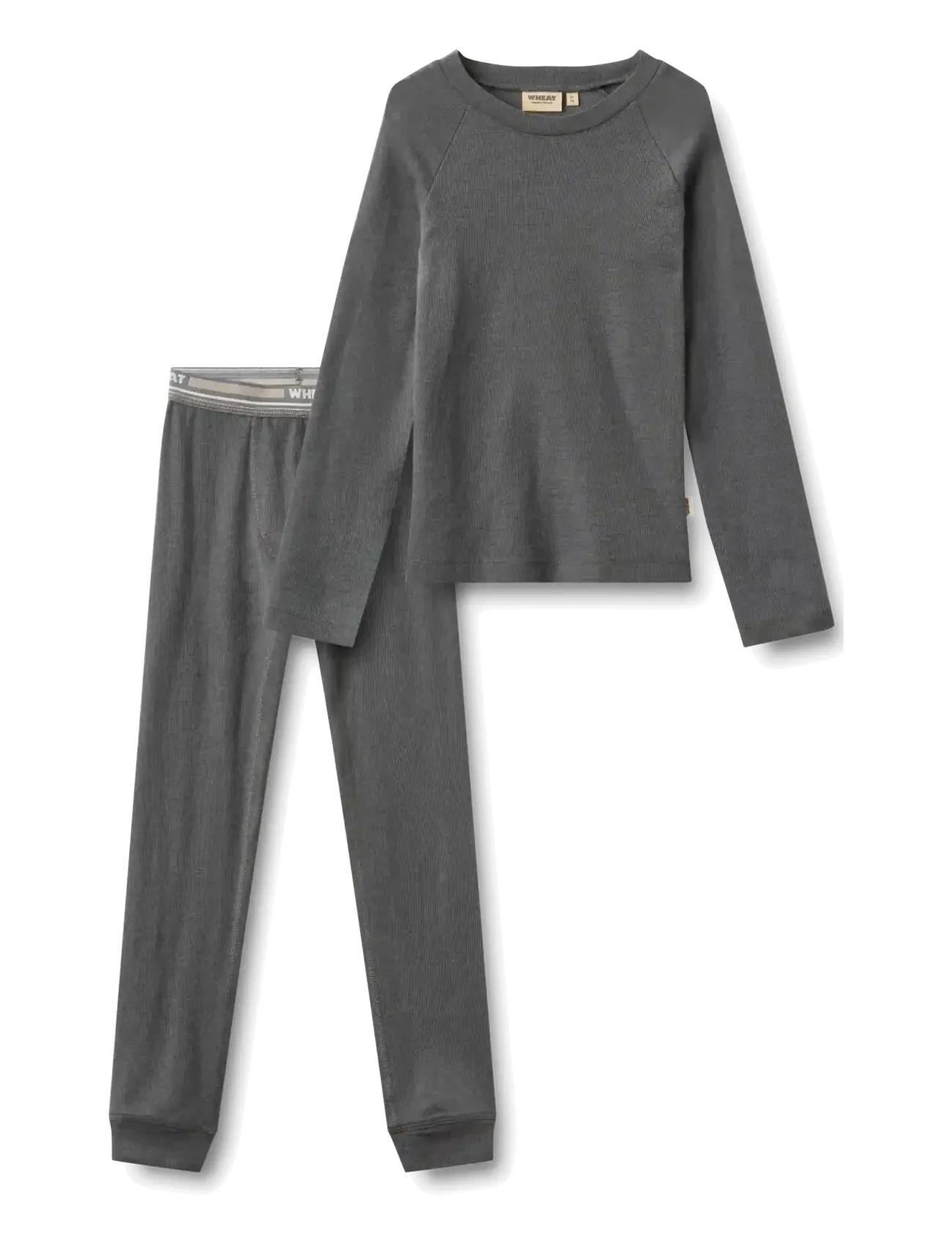Wheat Baselayer Set - Alusriiete komplektid - DARK CHARCOAL / grey