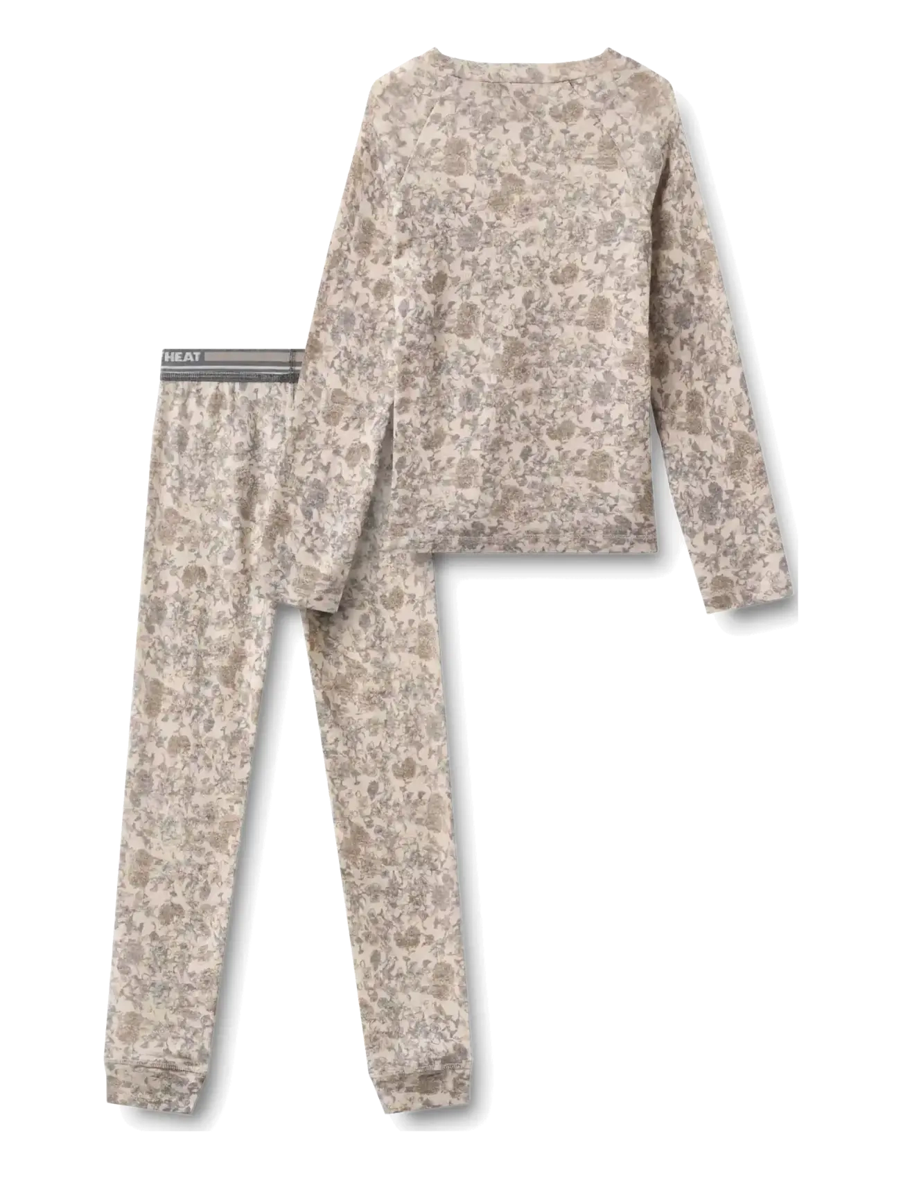 Wheat - Baselayer Set - funktionsunterwäsche - sets - grey winter flowers - 1