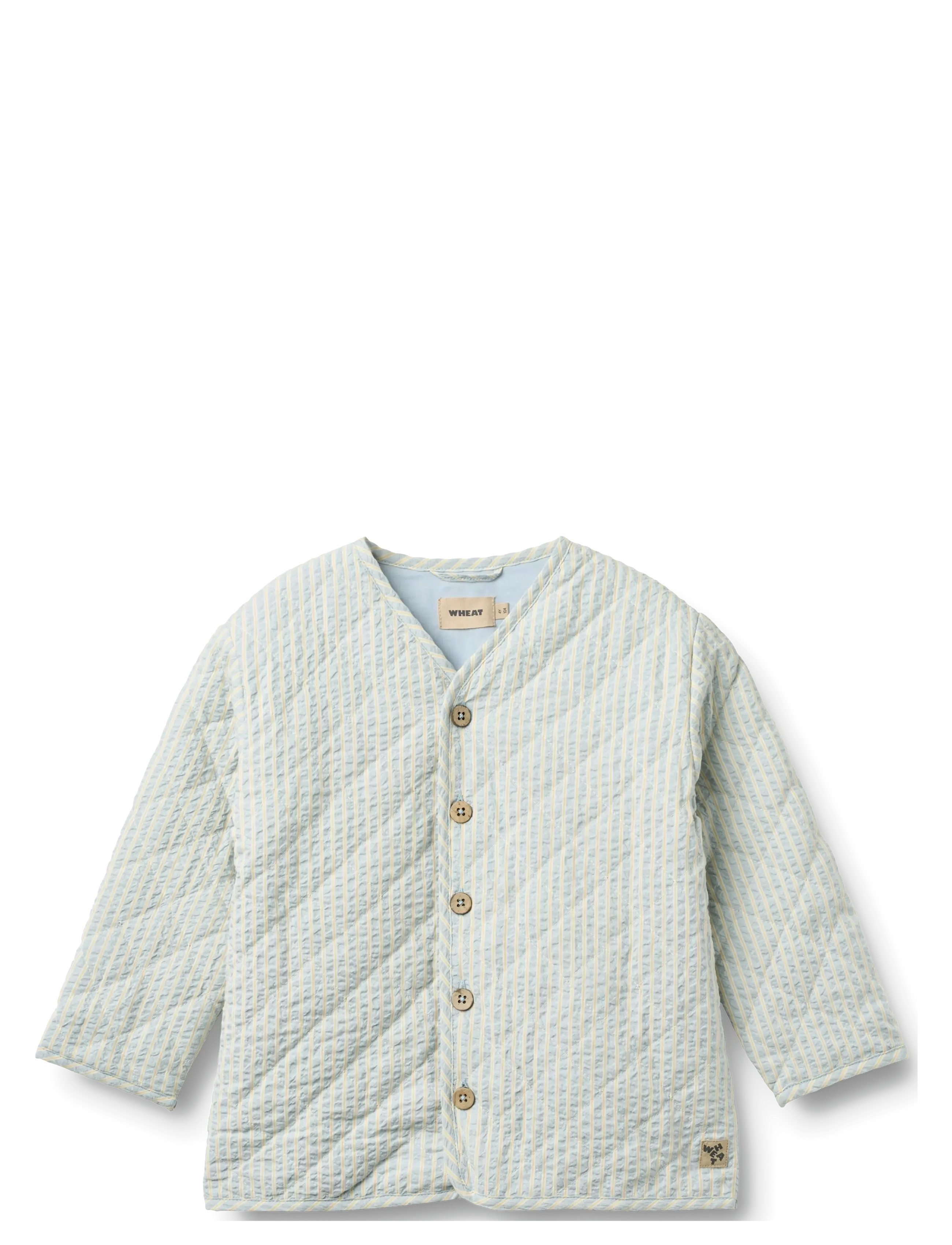Wheat Quilt Jacket Saxo - Outdoor - SUMMER SKY STRIPE / green