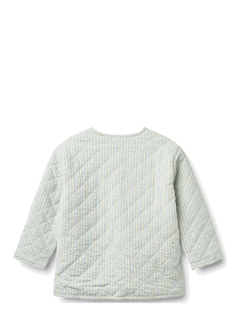 Wheat - Quilt Jacket Saxo - quiltede jakker - summer sky stripe - 1