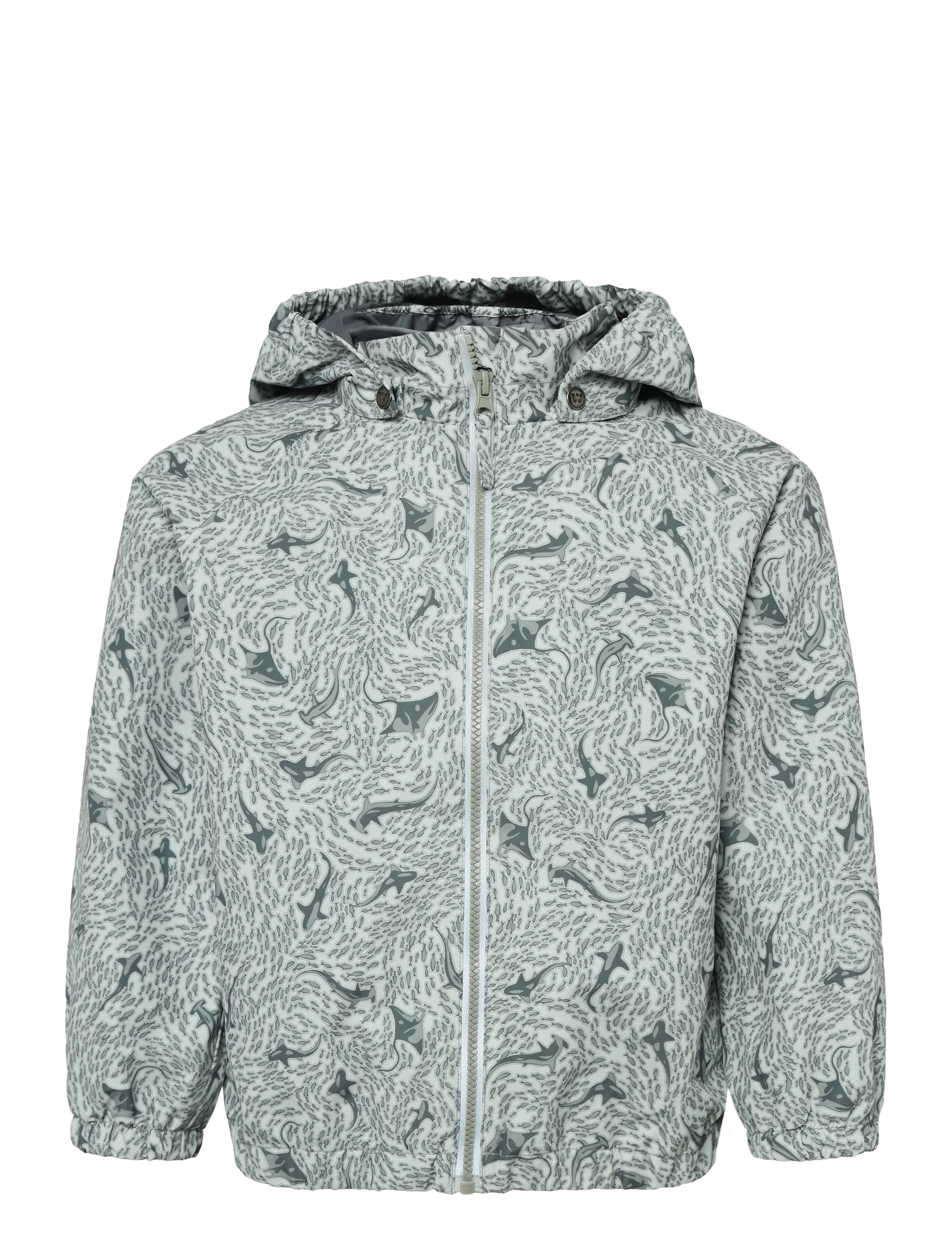 Wheat Jacket Bassio, 110, Grey, Regntøj > Jakker, Børn