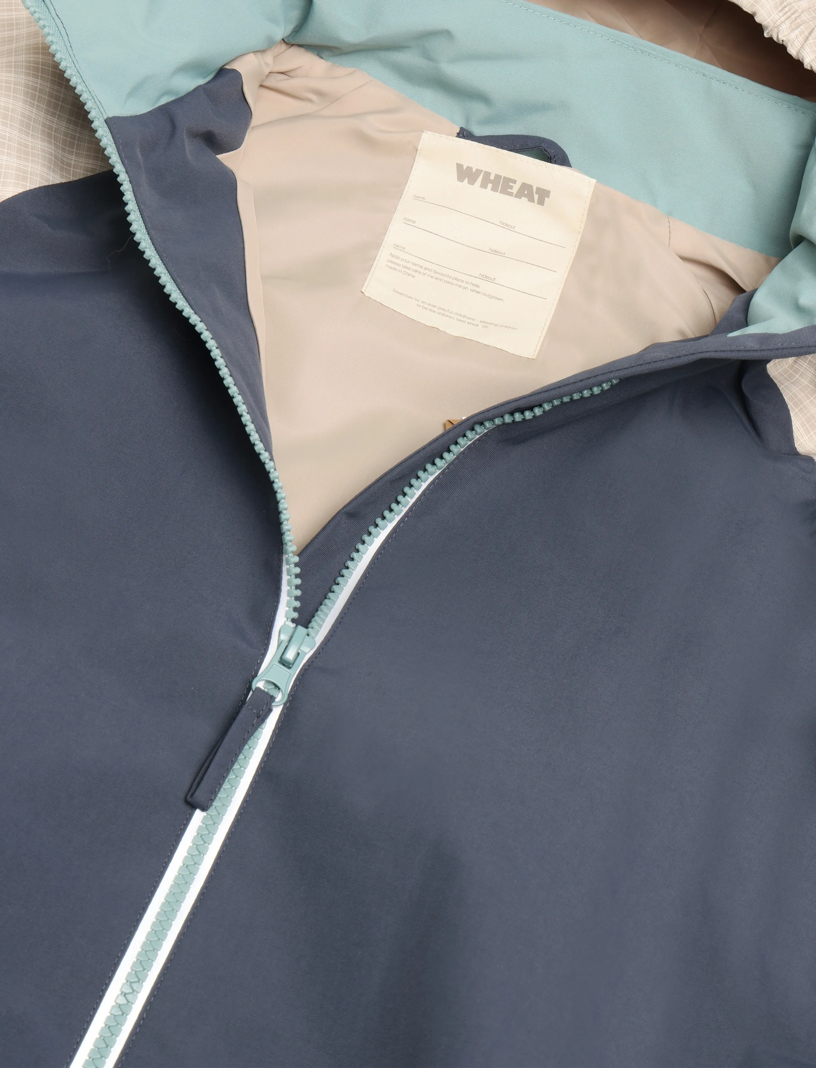 Wheat - Jacket Aage - kinder - greyblue - 2