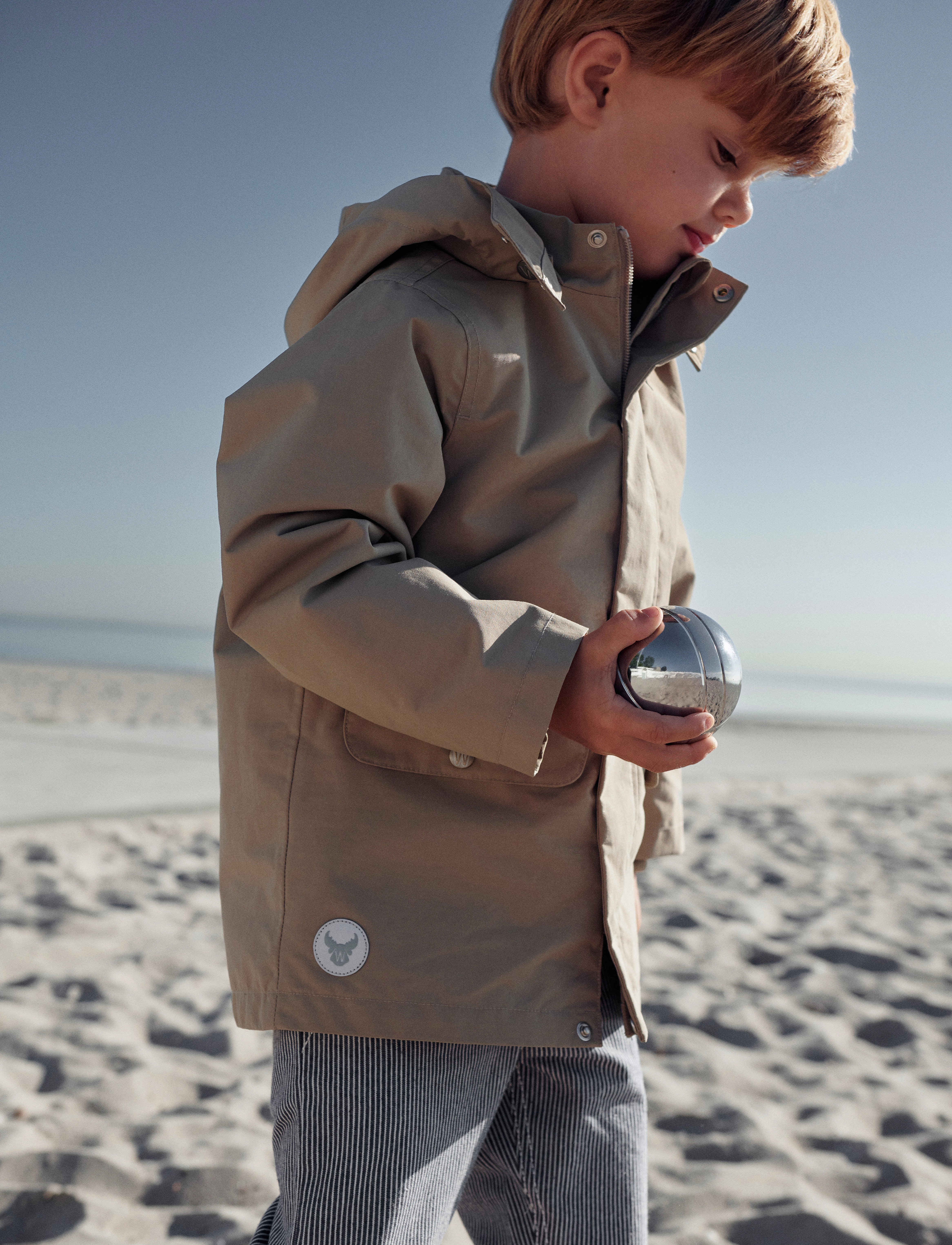 Wheat - Jacket Carlo Tech - beige stone - 5