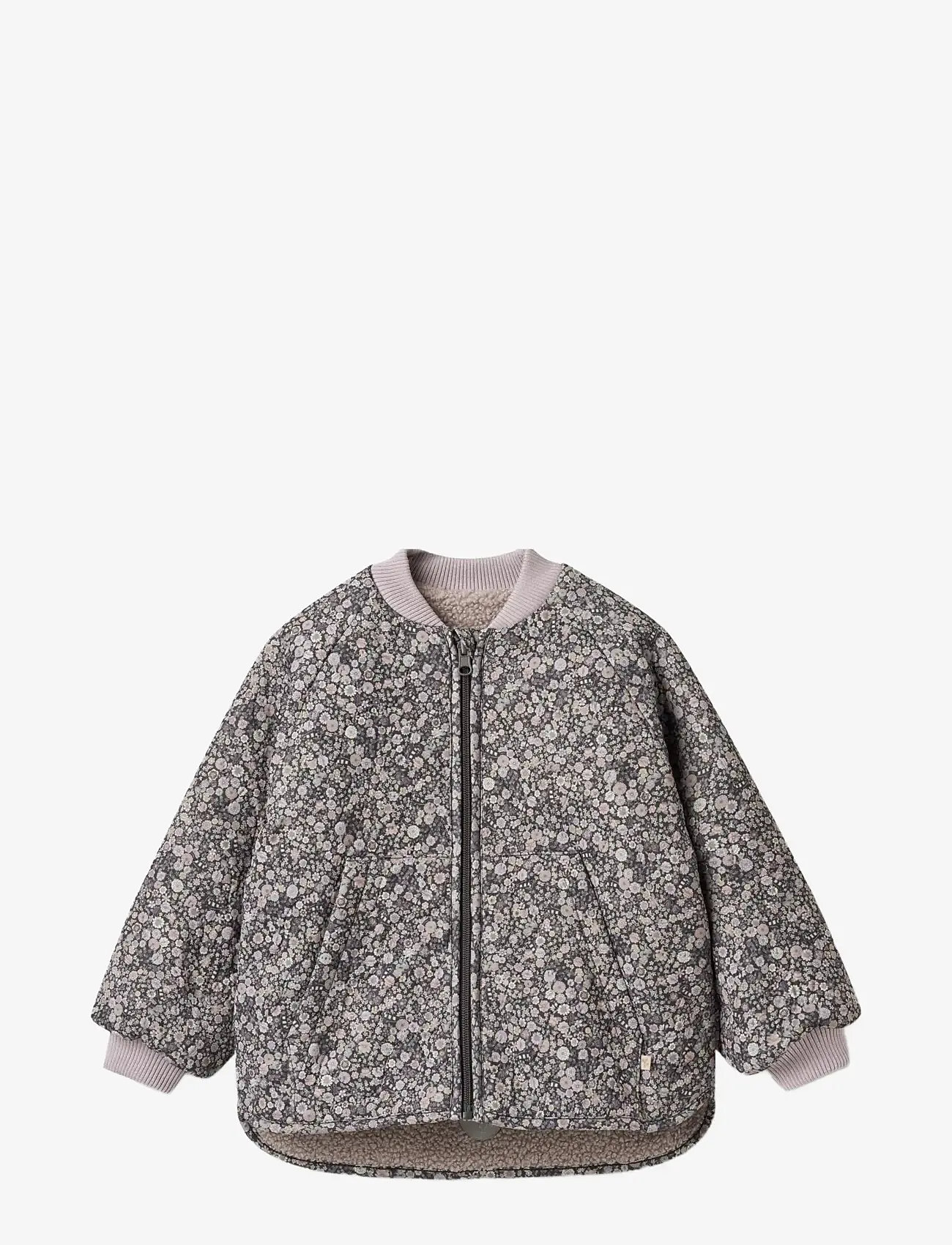 Wheat - Reversible Thermo Jacket Lake - herbstjacken - black sea flowers - 0