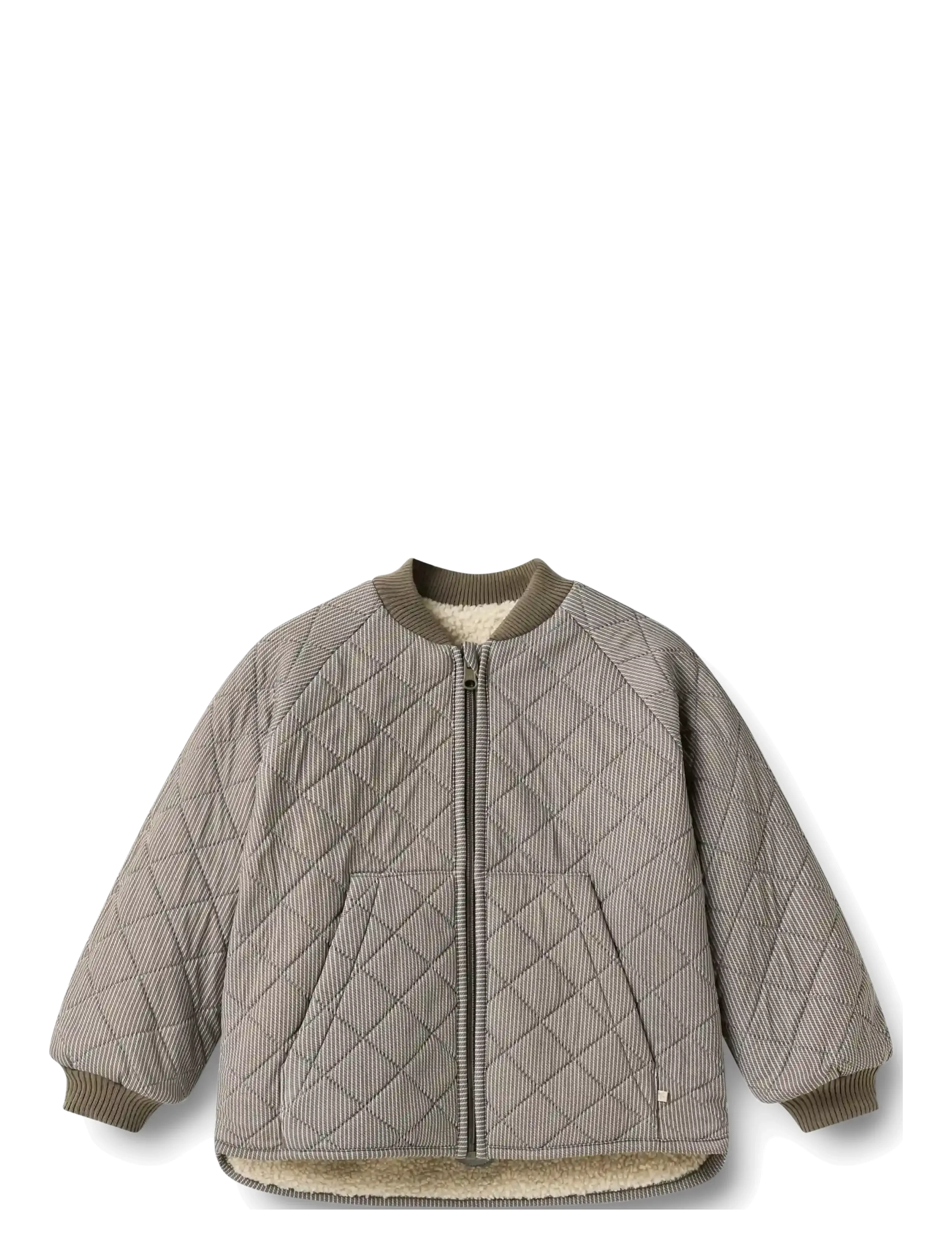 Wheat Reversible Thermo Jacket Lake - Thermo jackets - BROWN STRIPE / brown