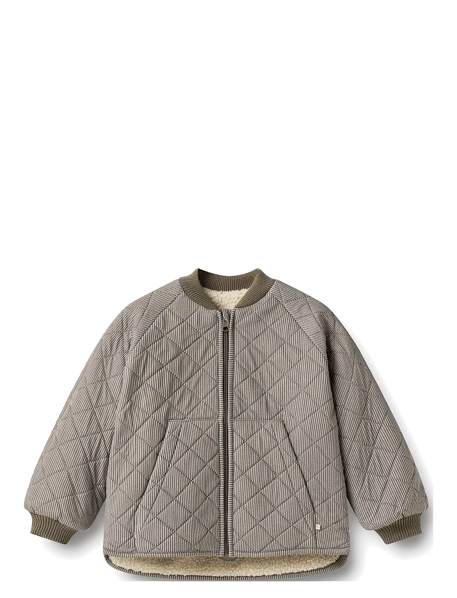 Wheat - Reversible Thermo Jacket Lake - thermo jackets - brown stripe - 0