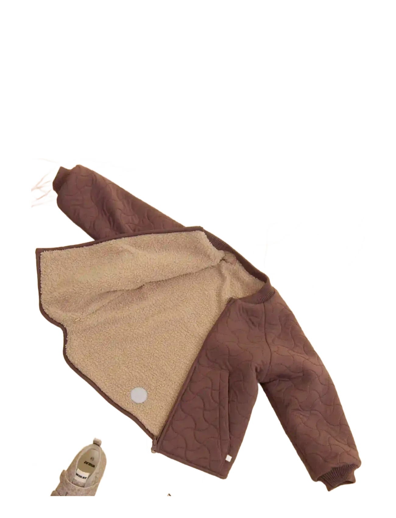 Wheat - Reversible Thermo Jacket Lake - fliisjakid - plum - 1