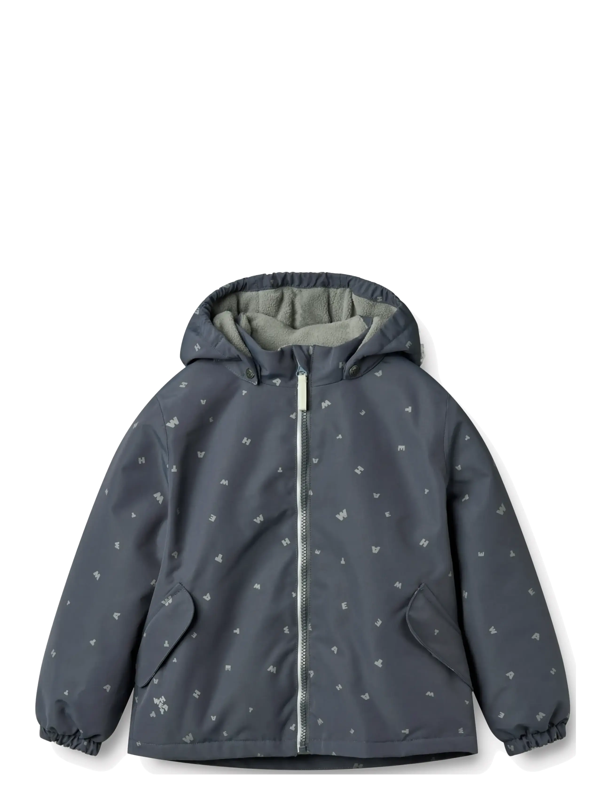 Wheat Jacket Svende, 104, Jackets & Coats, Grau - Winter Jackets, Kinder