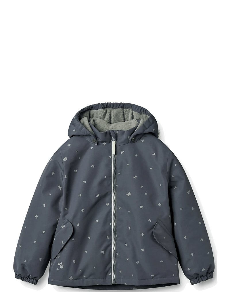 Wheat - Jacket Svende - puhvis ja polsterdatud - greyblue letters - 0