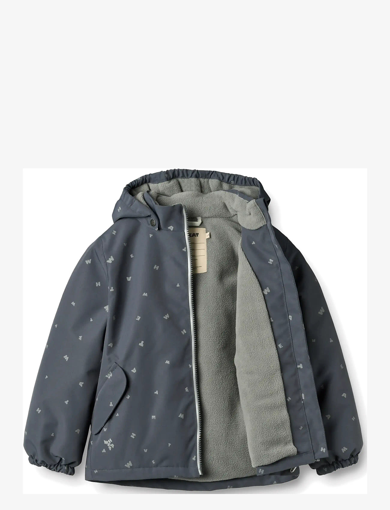 Wheat - Jacket Svende - lapsed - greyblue letters - 2