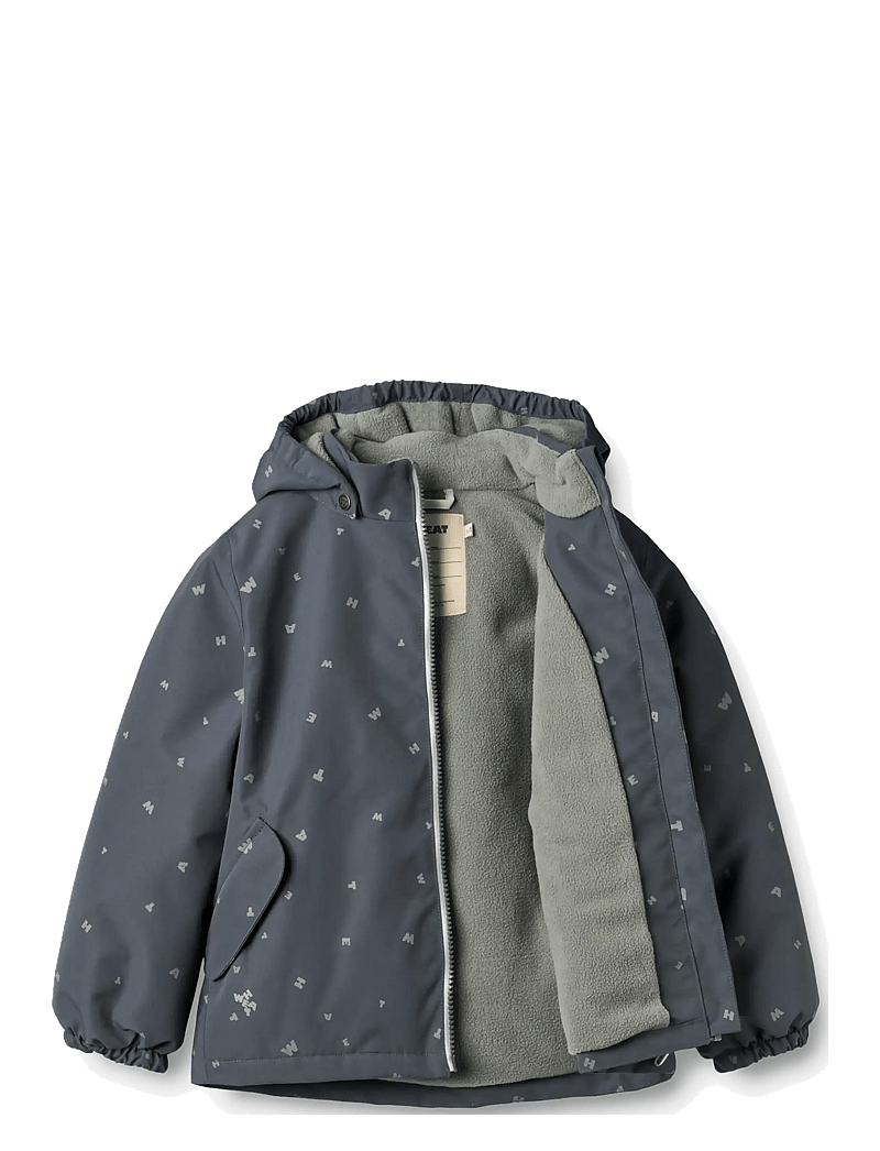 Wheat - Jacket Svende - puhvis ja polsterdatud - greyblue letters - 2