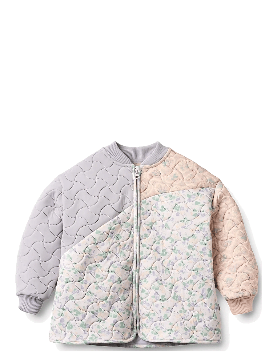 Wheat - Thermo Jacket Helmao - quiltade jackor - purple light petunias - 1