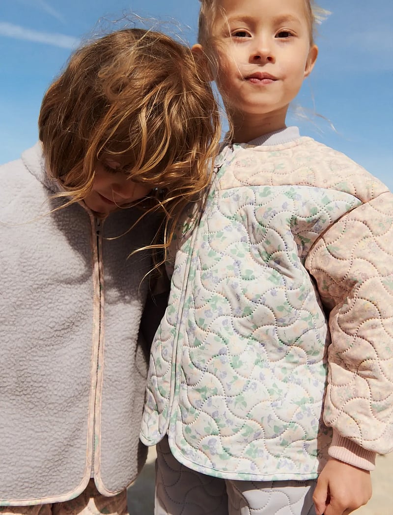 Wheat - Thermo Jacket Helmao - quiltede jakker - purple light petunias - 0