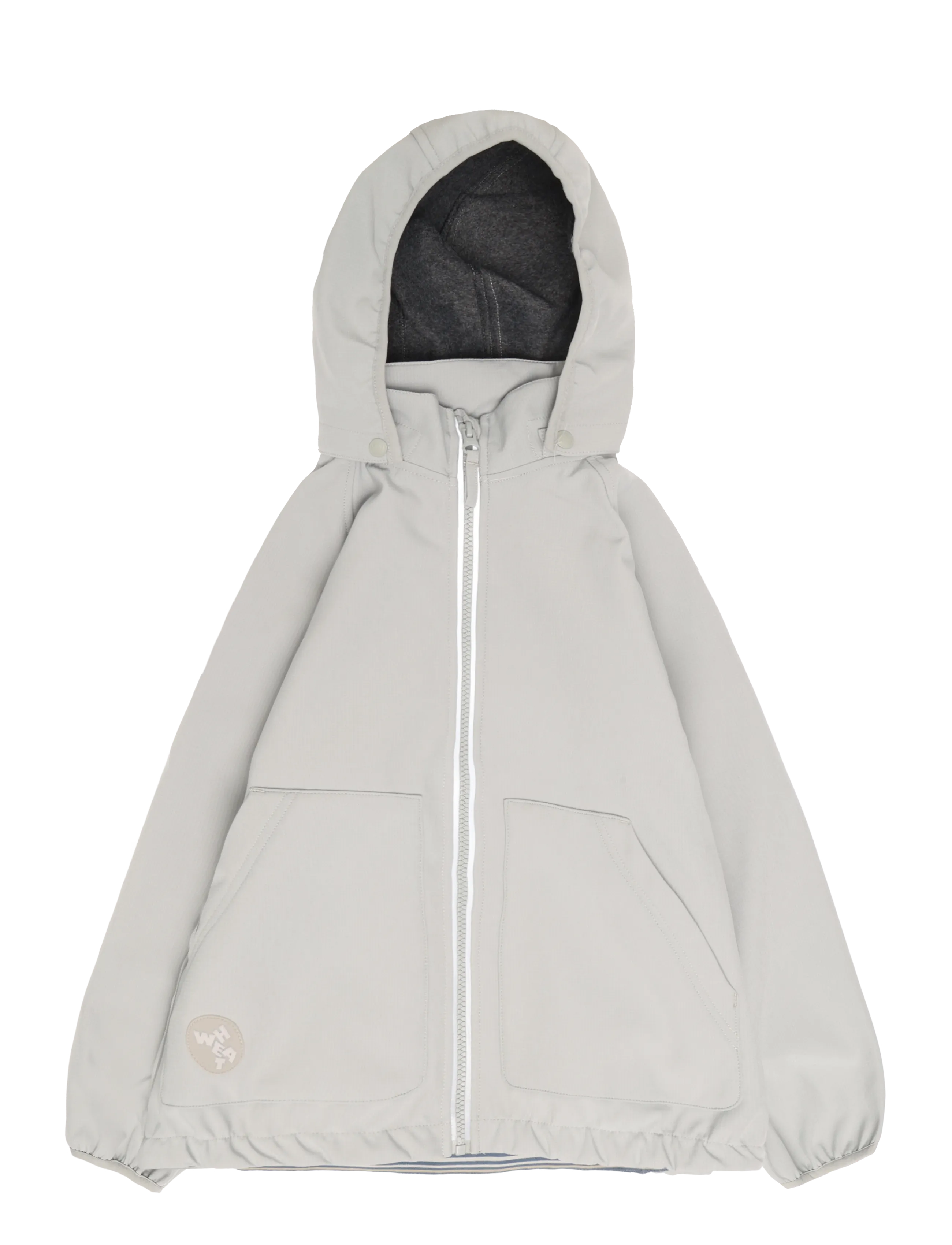 Wheat Softshell Jacket Alleo, 92, Softshells, Grau - Jackets, Kinder