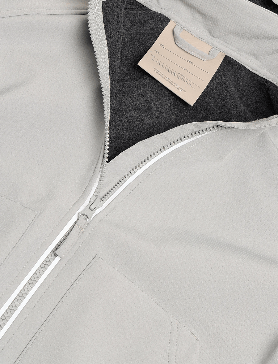 Wheat - Softshell Jacket Alleo - softshell jakker - light flint - 2