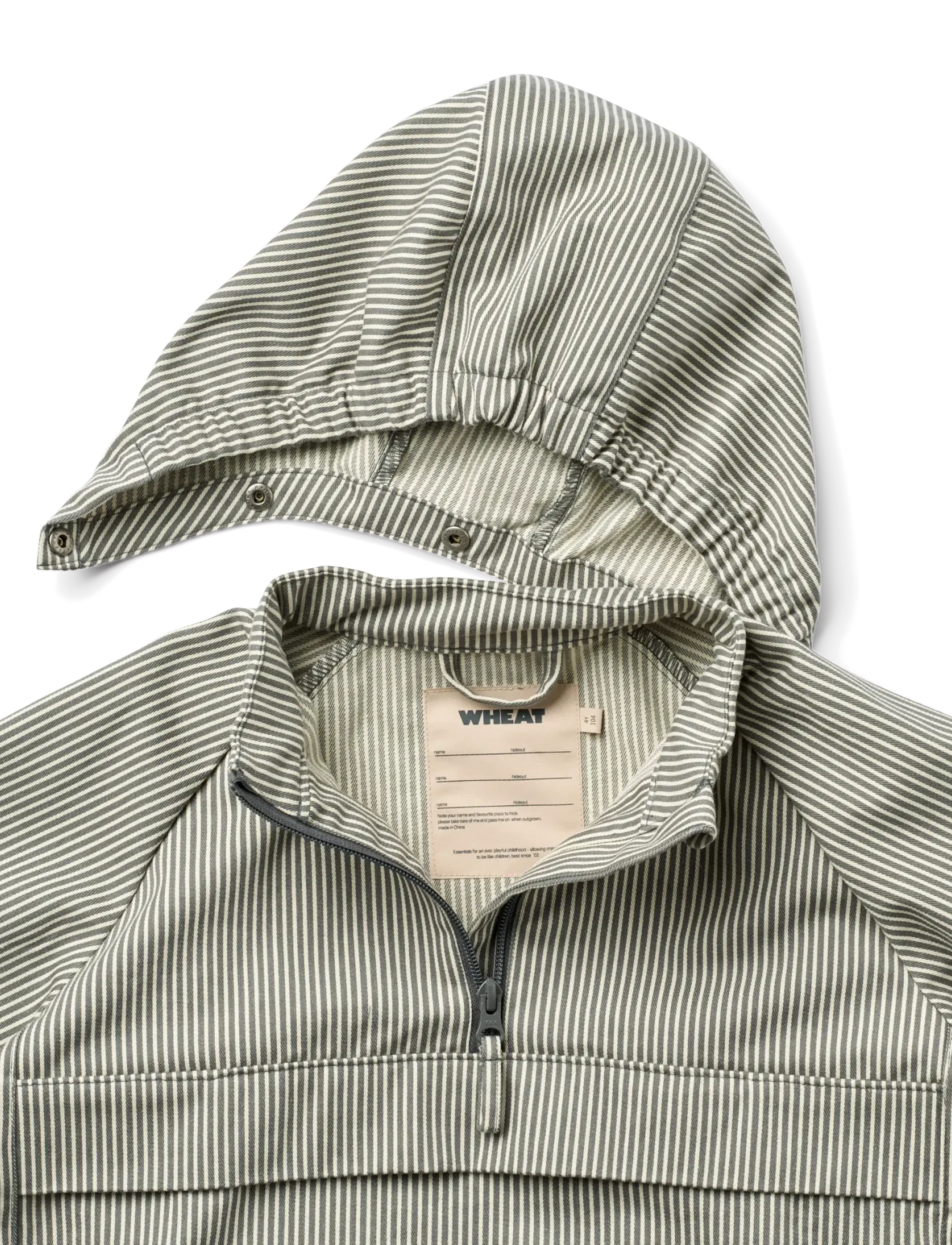 Wheat - Anorak Eddo - anorakkar - flint stripe - 3