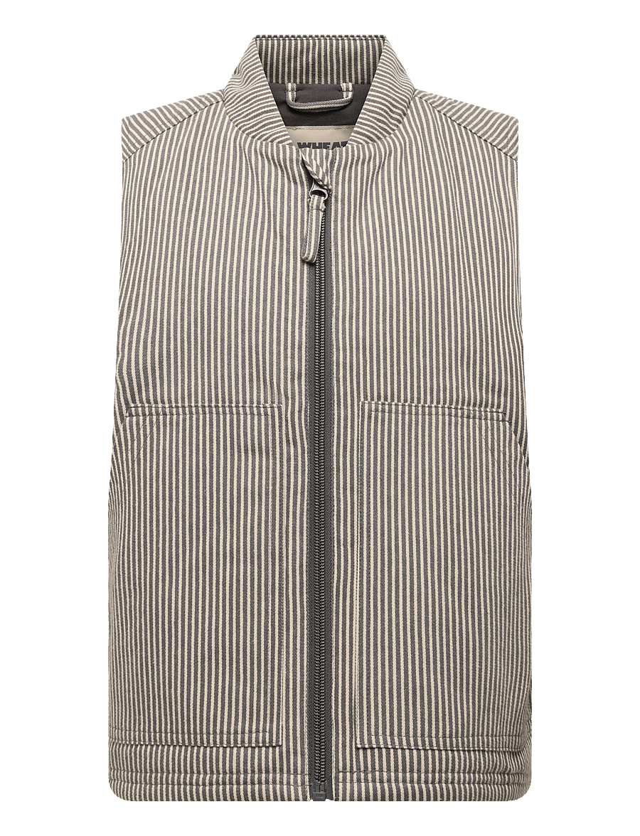 Wheat - Gilet Herne - shop efter alder - flint stripe - 0