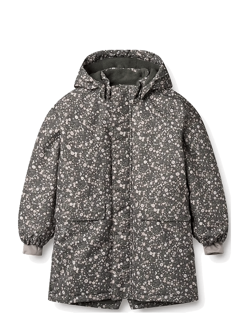 Wheat - Parka Jello - dunjackor & fodrade jackor - black sea open flowers - 0