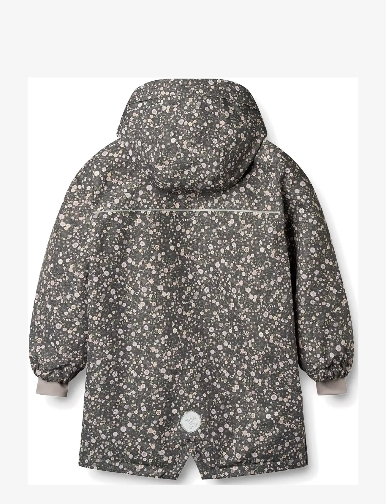 Wheat - Parka Jello - vinterjakker - black sea open flowers - 2