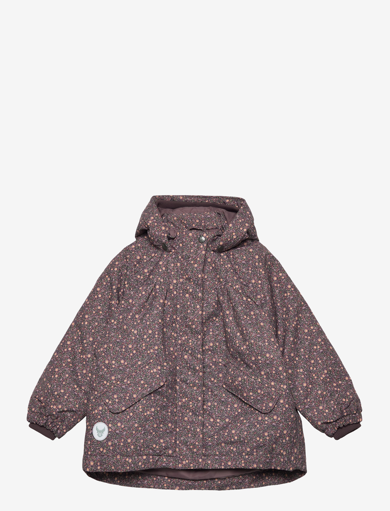 Wheat - Jacket Mimmi Tech - eggplant buttercups - 0