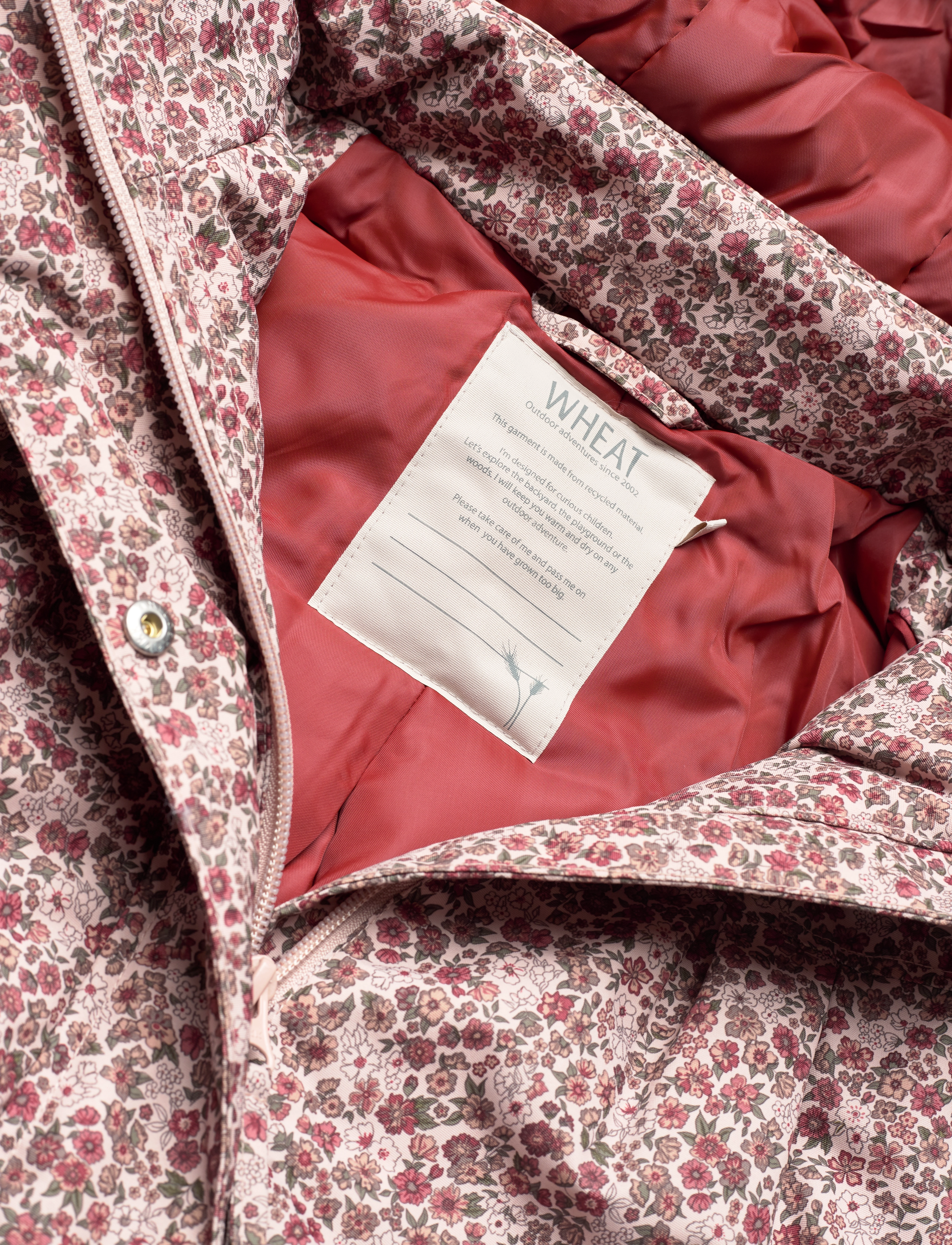 Wheat - Jacket Mimmi Tech - rose dust flowers - 2