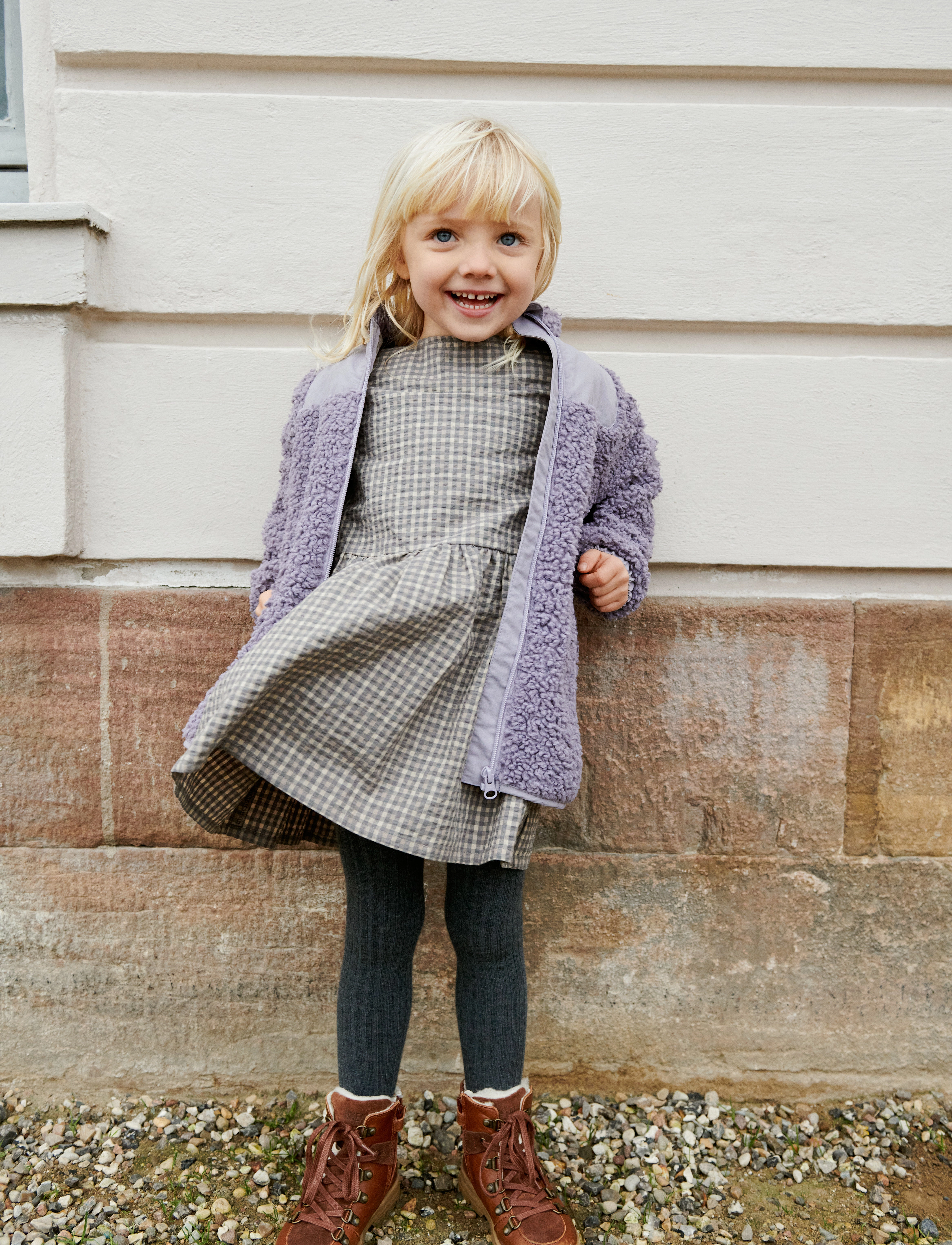 Wheat - Pile Jacket Vema - lavender - 4