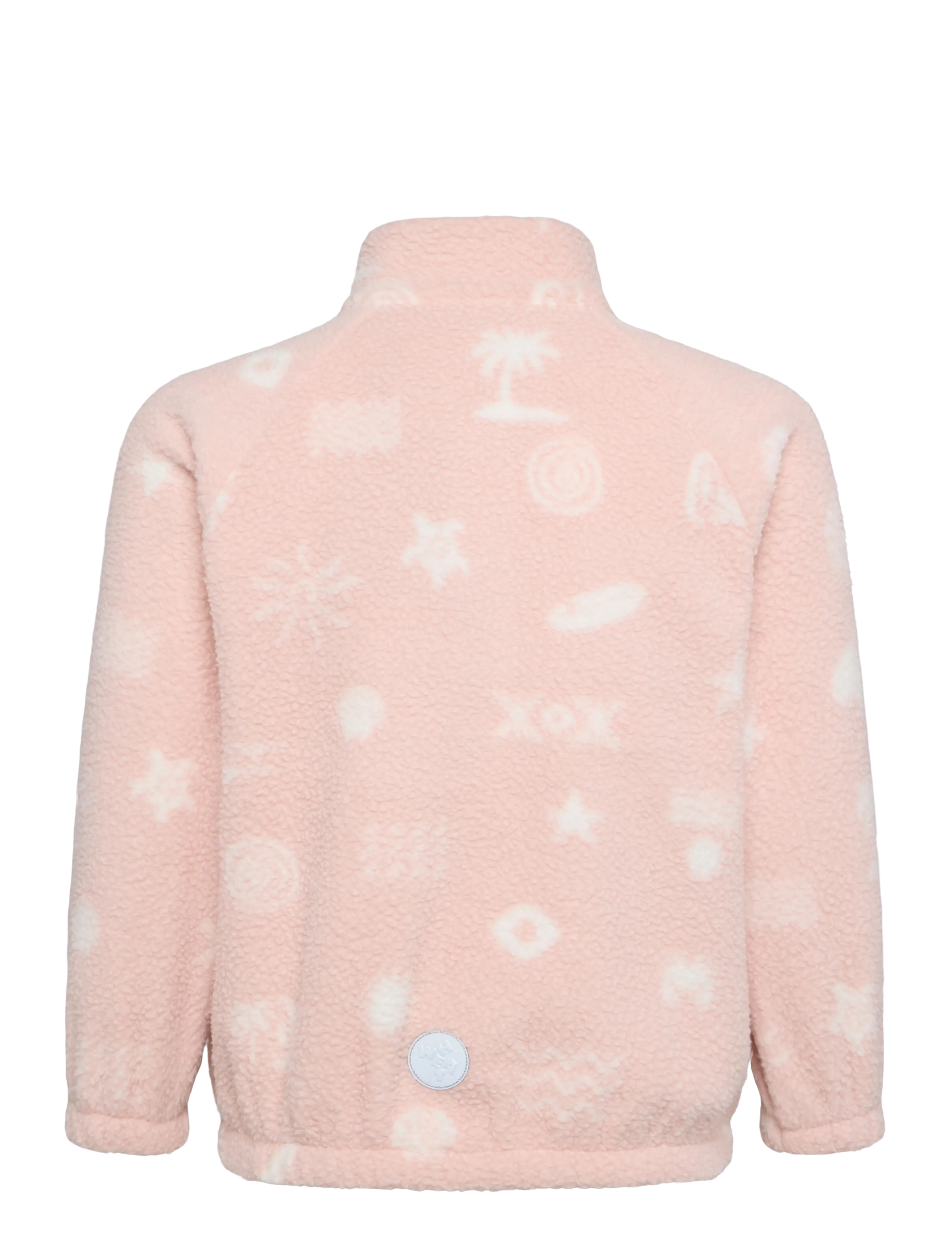 Wheat - Fleece Anorak Moon - cameo rose jacquard - 1