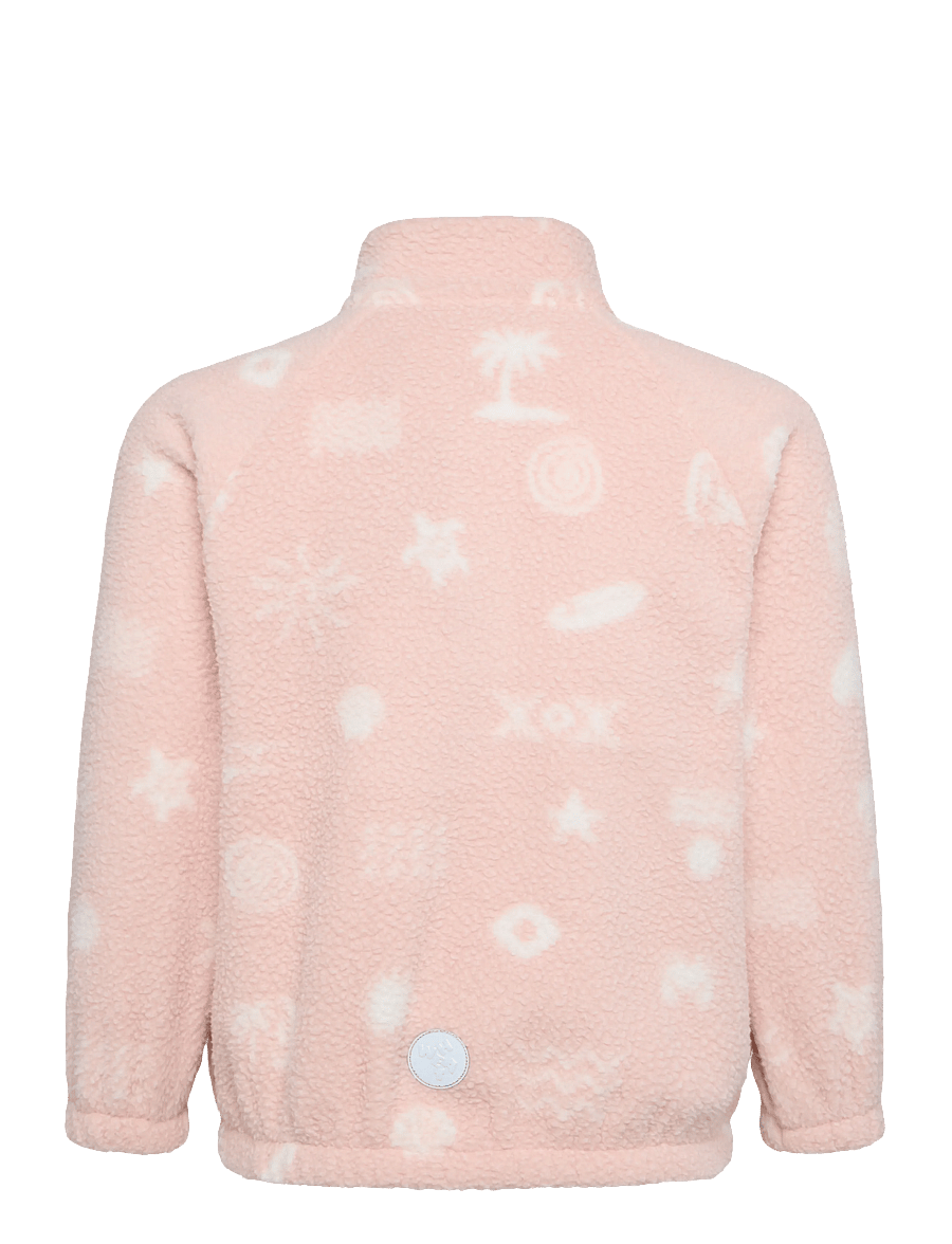 Wheat - Fleece Anorak Moon - cameo rose jacquard - 1