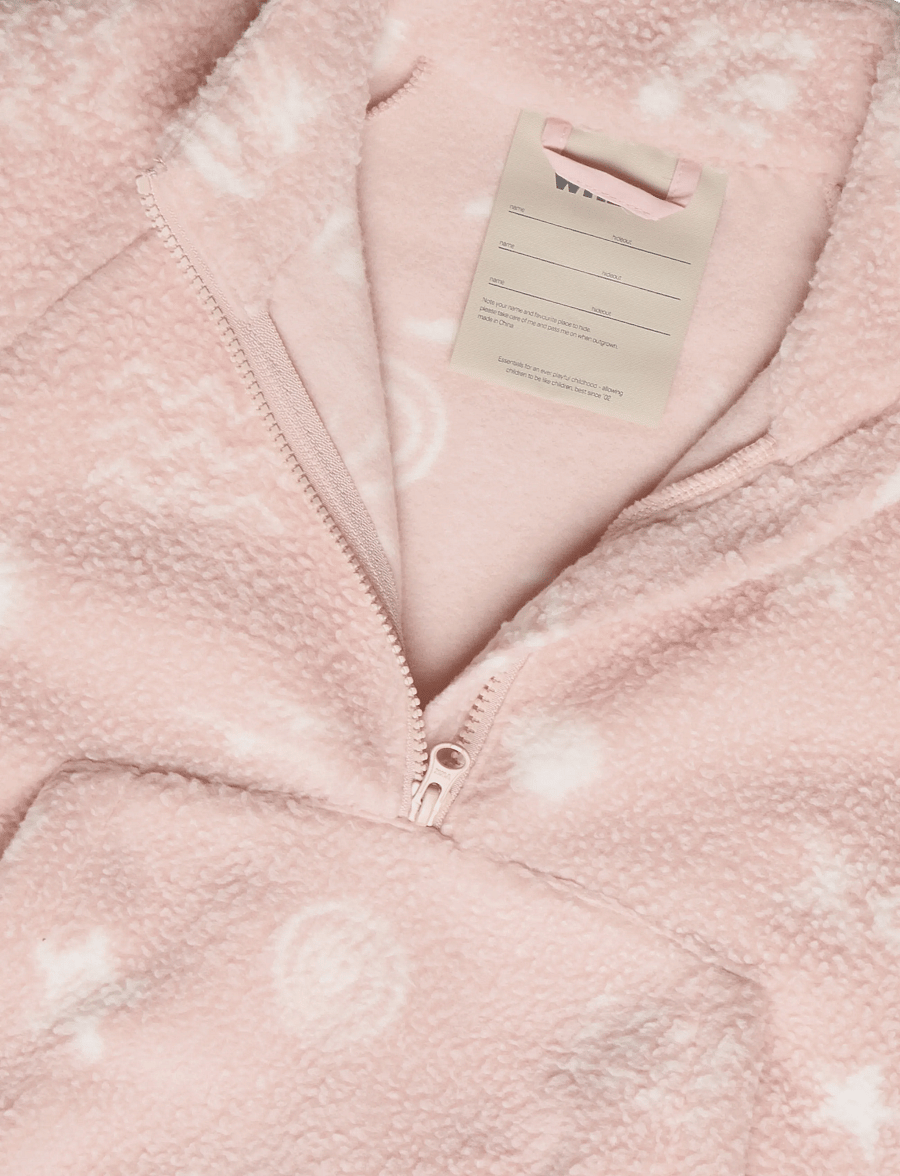 Wheat - Fleece Anorak Moon - cameo rose jacquard - 2