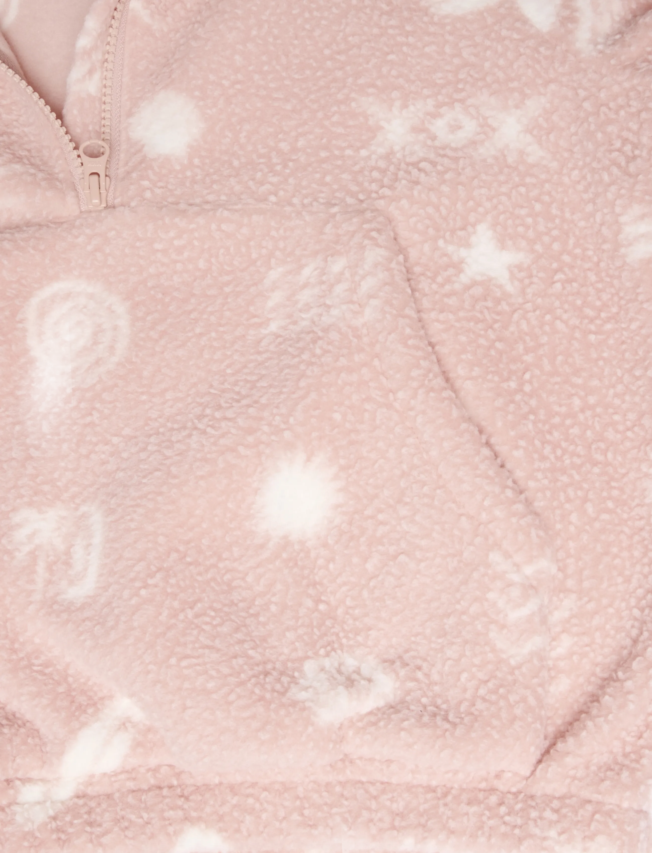 Wheat - Fleece Anorak Moon - cameo rose jacquard - 3