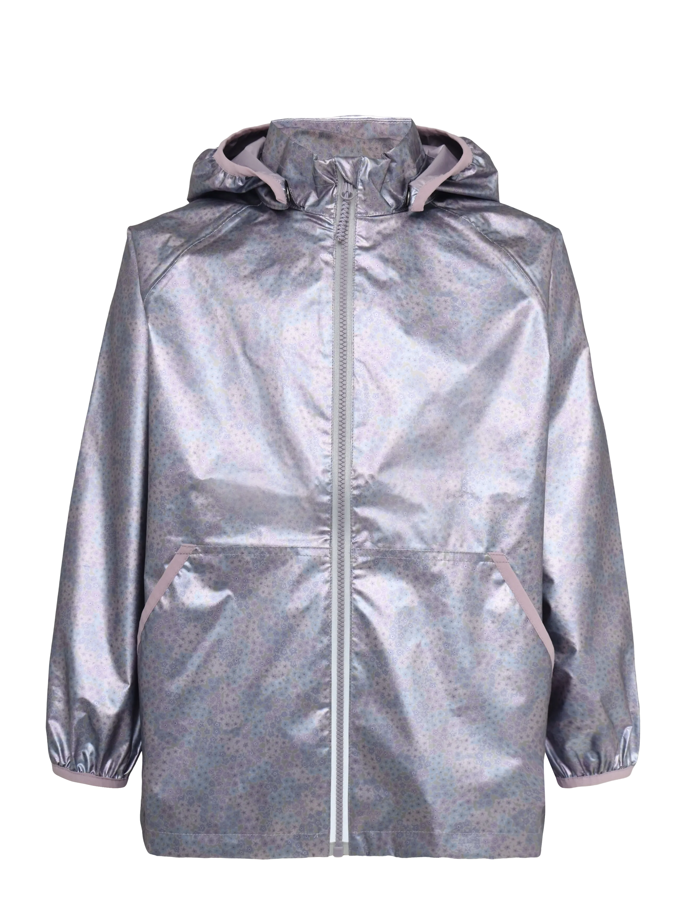 Wheat Lightweight Shell Jacket Himmel, 110, Silver, Regntøj > Jakker, Børn