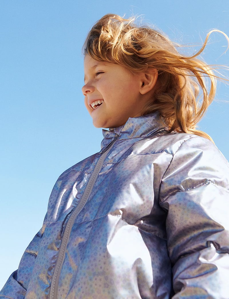 Wheat - Lightweight Puffer Jacket Ullu - vinterjakker - silver sky flower - 0