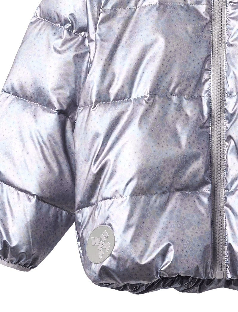 Wheat - Lightweight Puffer Jacket Ullu - vinterjakker - silver sky flower - 3