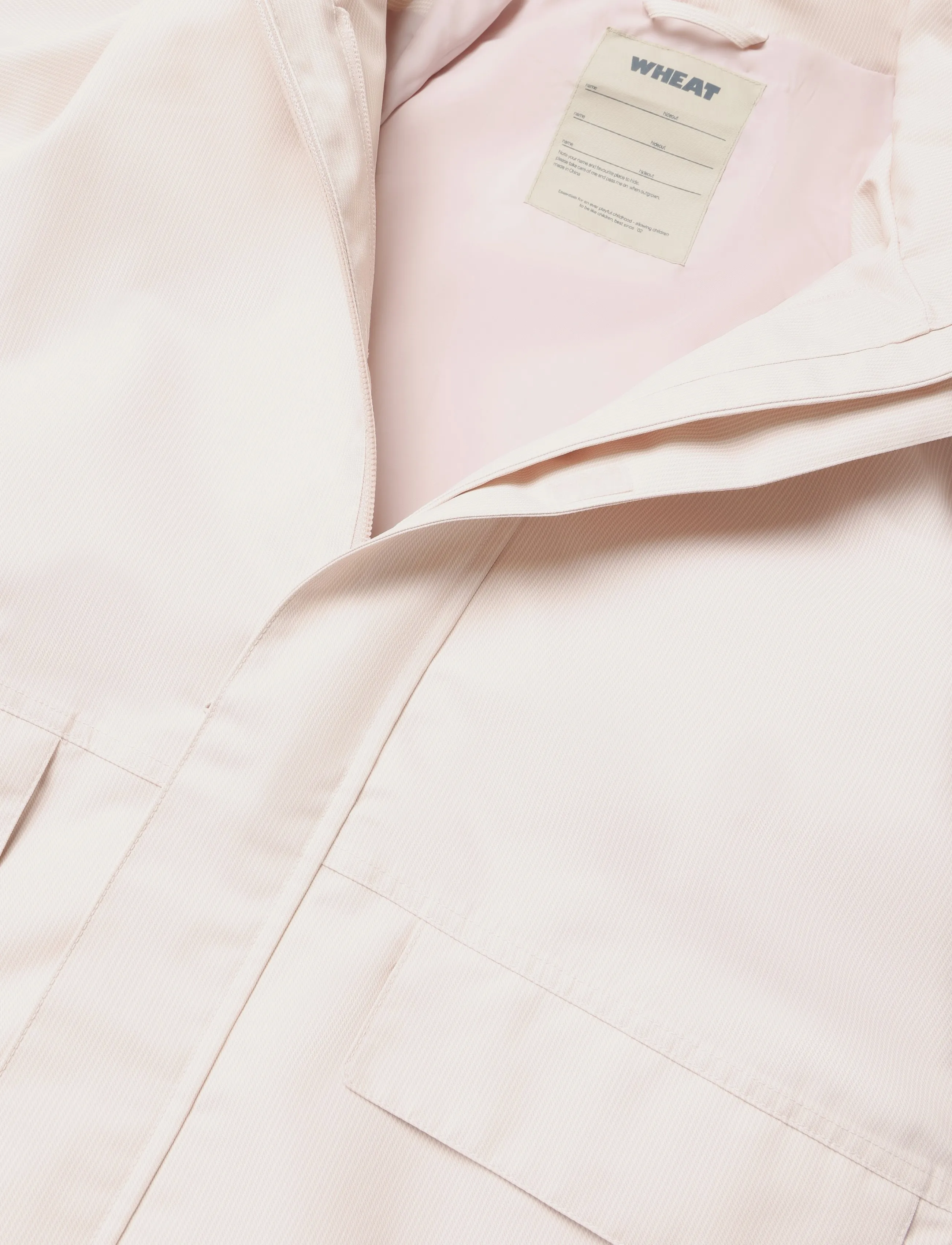 Wheat - Parka Alke - rain coats - rose violet stripe - 2