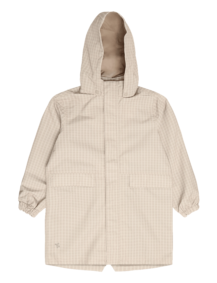 Wheat - Parka Alke - shell-joped - stone check - 0