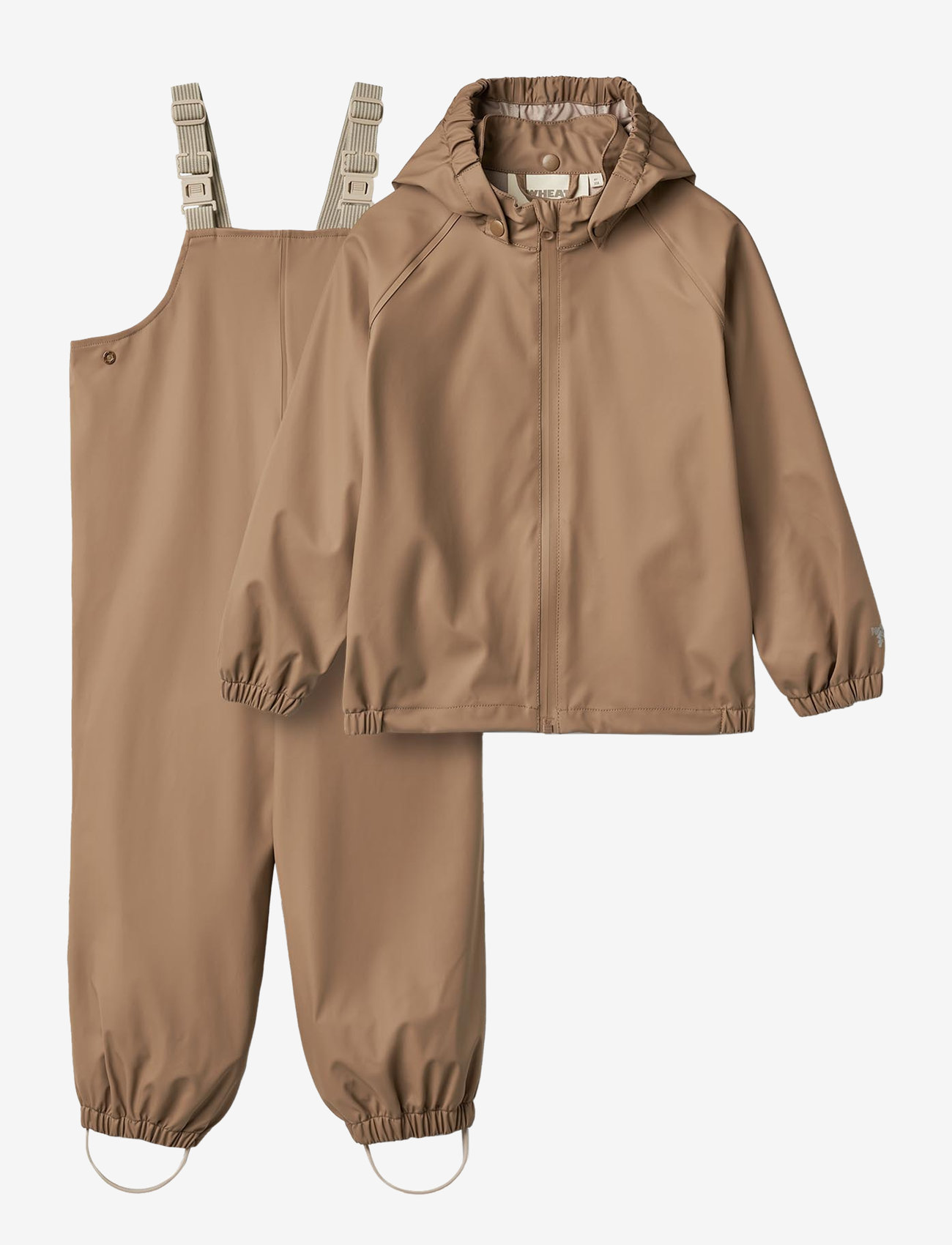 Wheat - Rainwear Charlie Set - regnställ - hazel - 0
