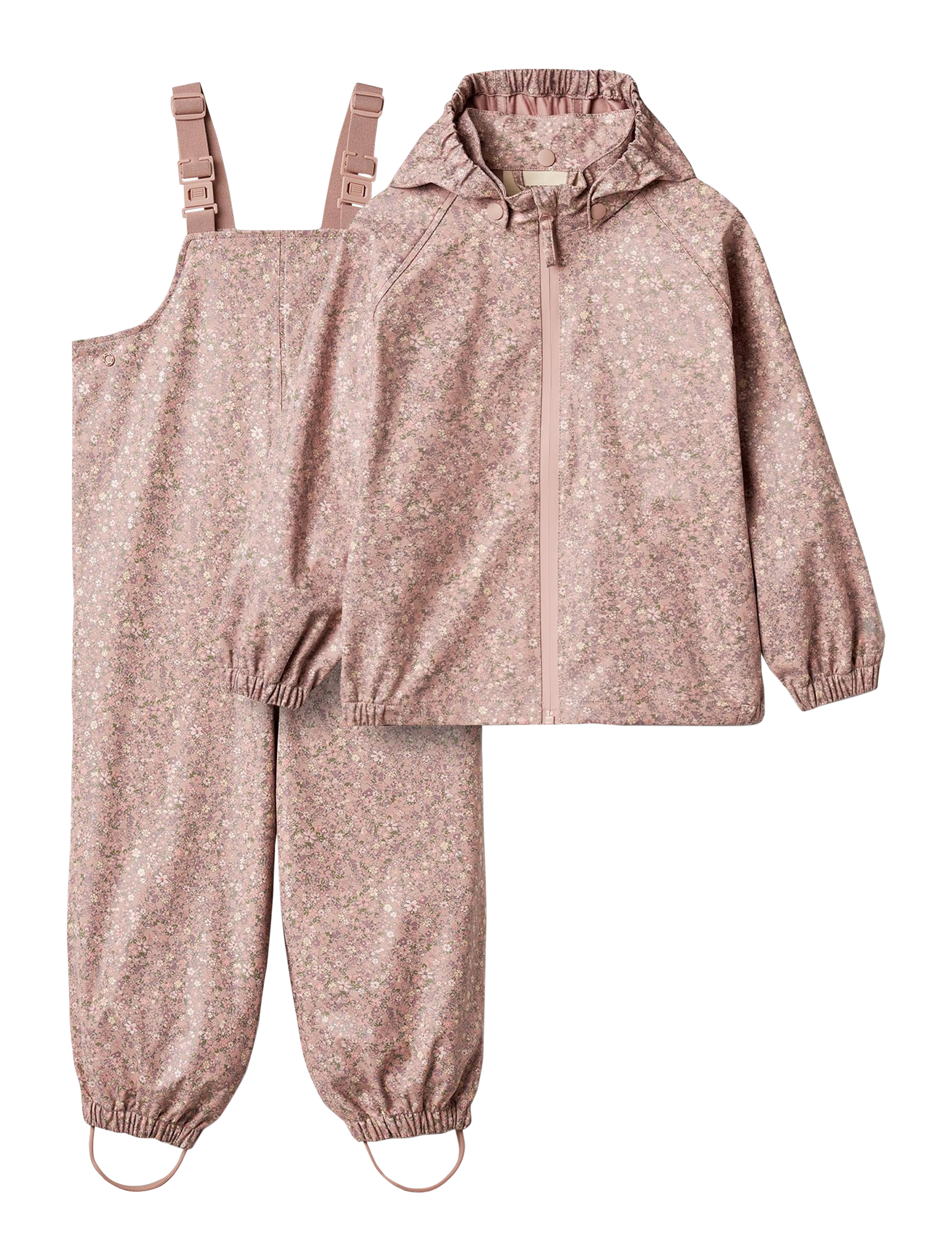 Wheat Rainwear Charlie Set, 104, Rainwear, Rosa - Sets, Kinder