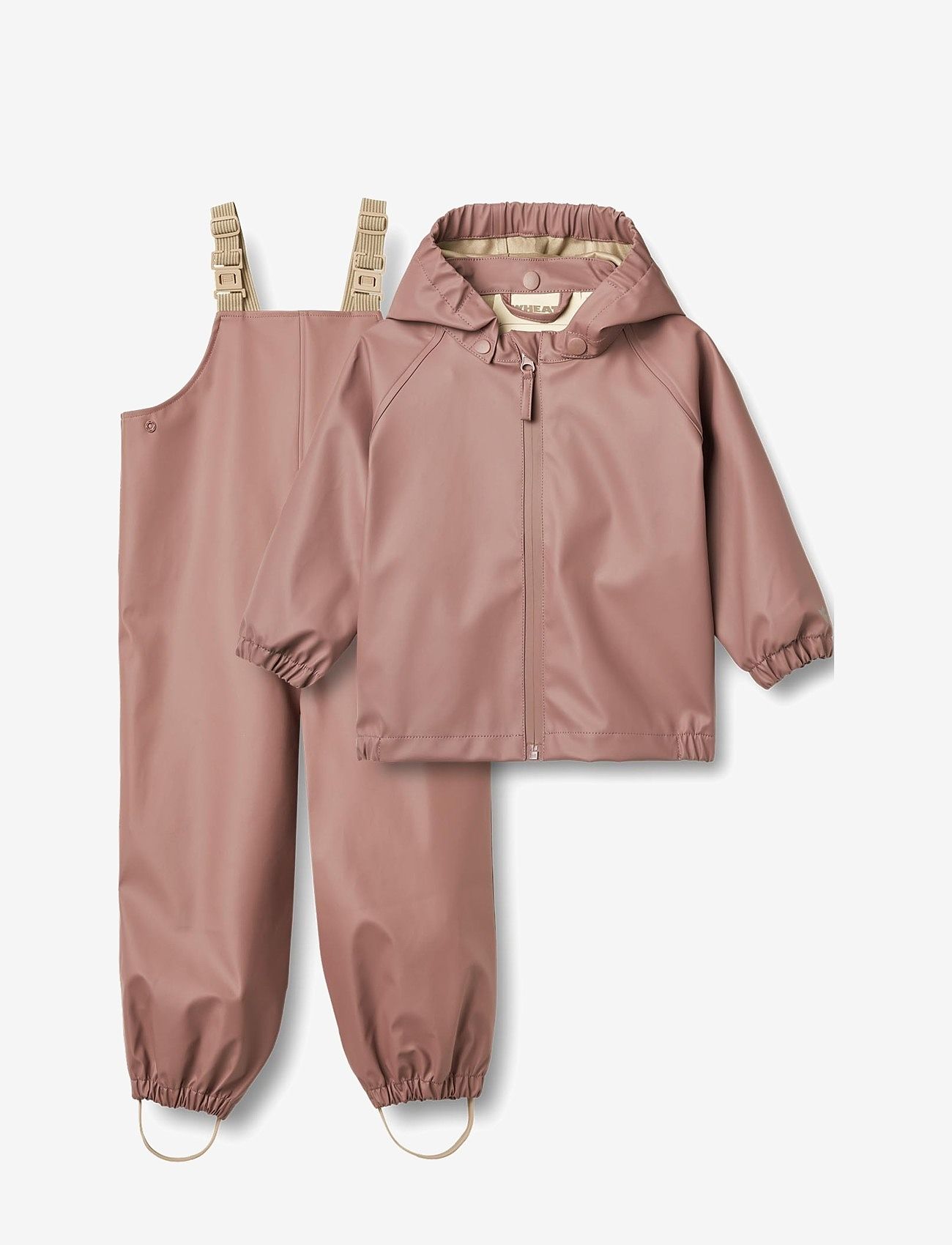 Wheat - Rainwear Charlie Set - regnställ - dusty lilac - 0