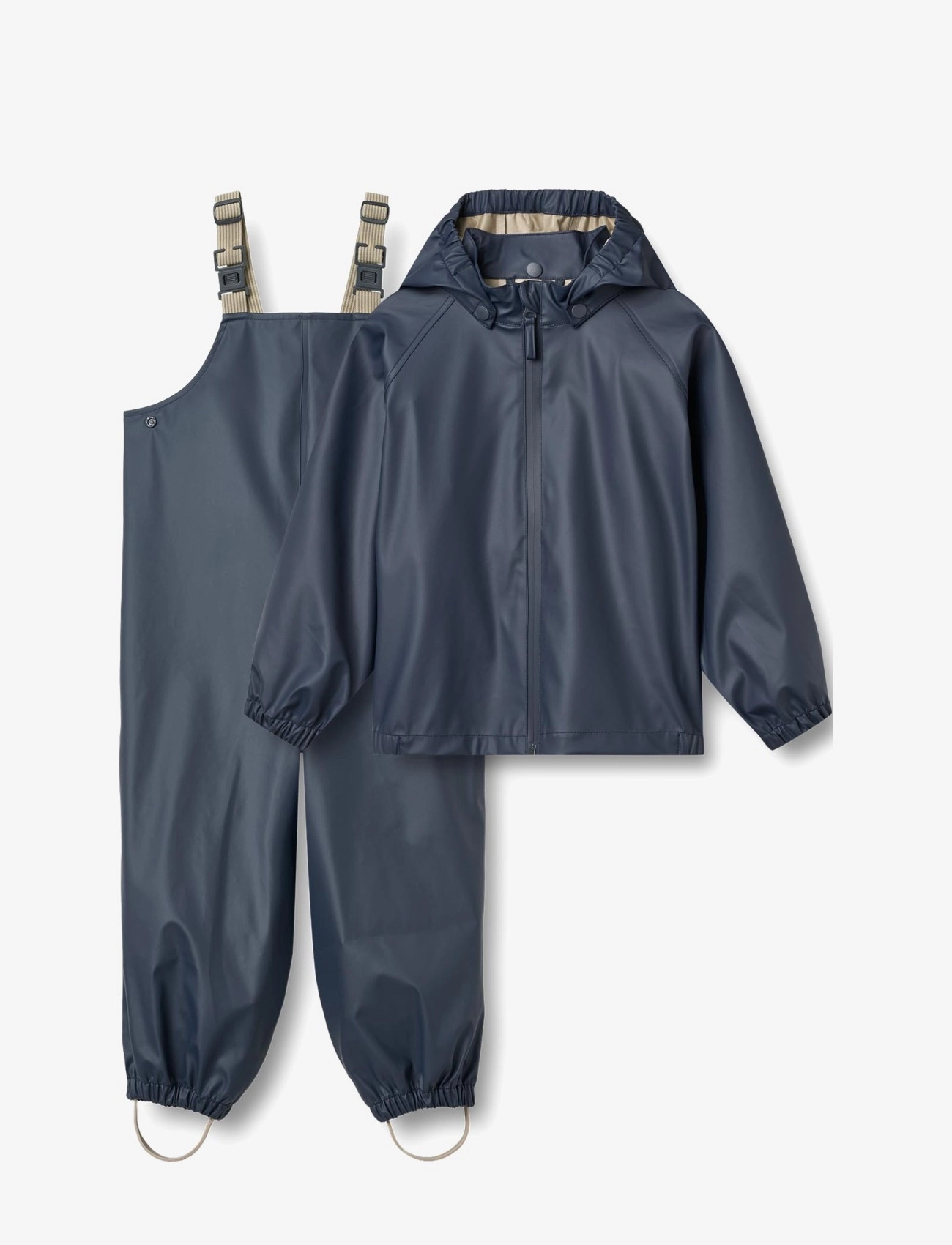 Wheat Rainwear Charlie Set, 98, Rainwear, Marineblau - Sets, Kinder