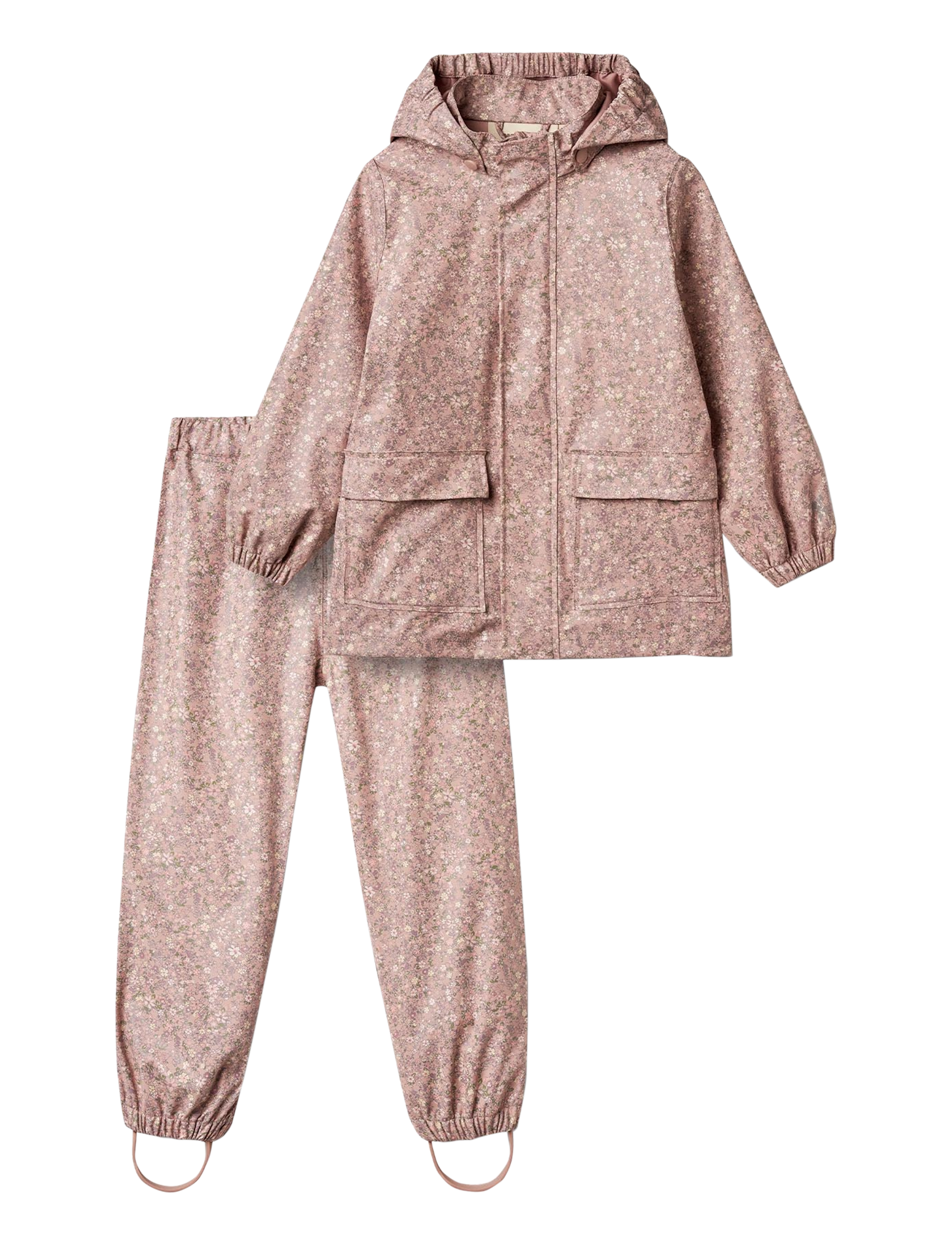 Wheat Rainwear Ola Set, Børn, Regnsæt, Pink, Str: 92