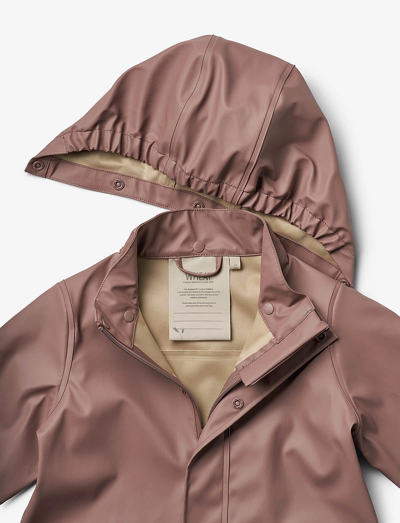 Wheat - Rainwear Ollo jacket - vihmajoped - dusty lilac - 2