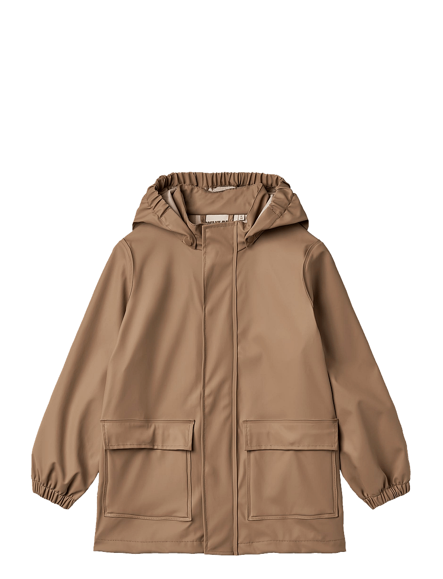 Wheat - Rainwear Ollo Jacket - vihmajoped - hazel - 0