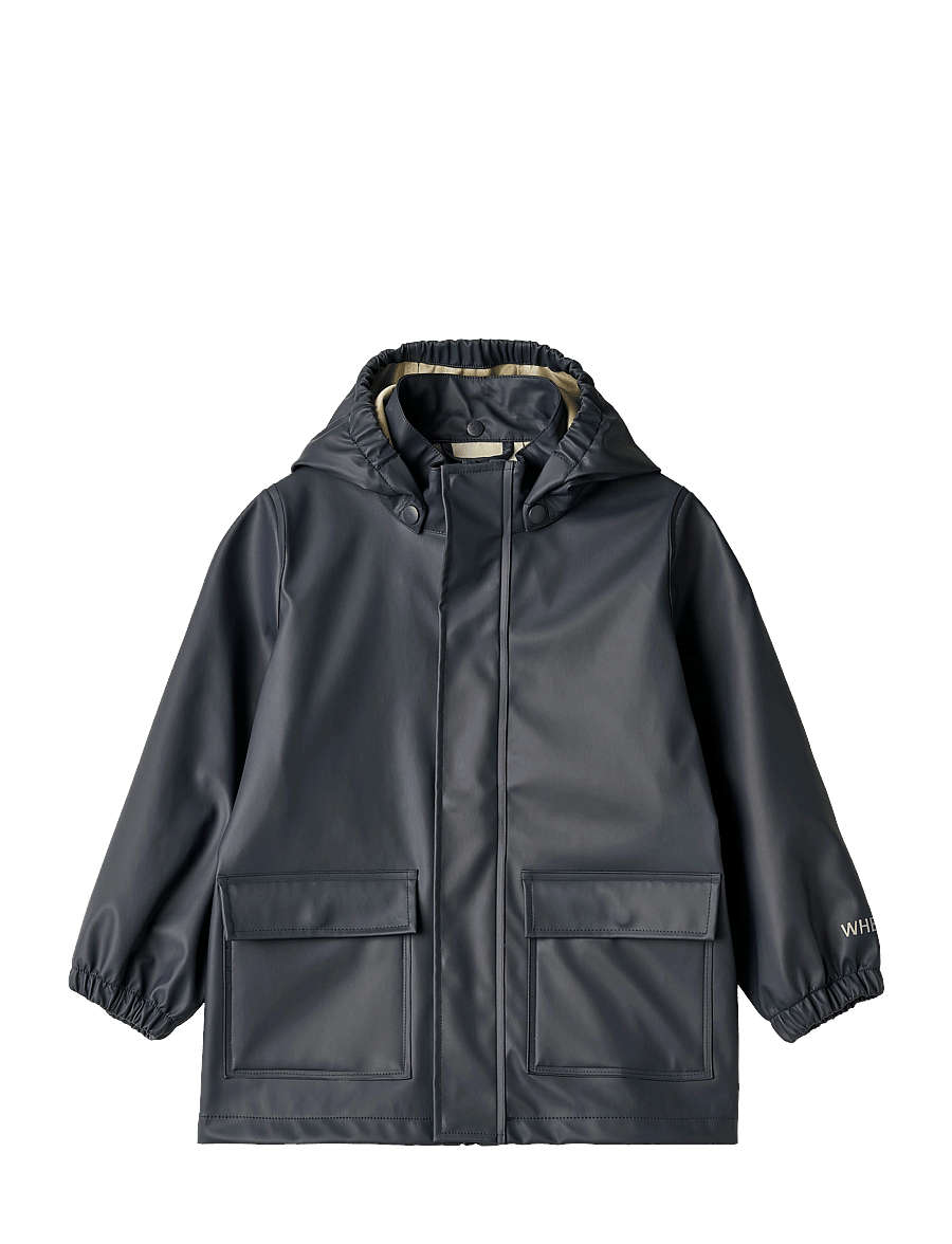 Wheat - Rainwear Ollo Jacket - vihmajoped - ink - 0