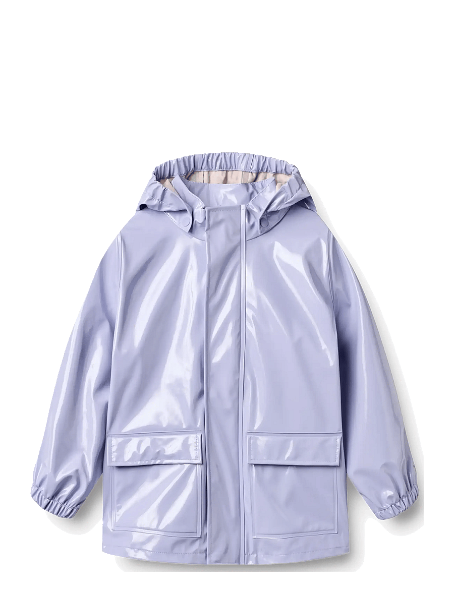 Wheat - Rainwear Ollo jacket - regnjakker - lilac cosmic sky - 1