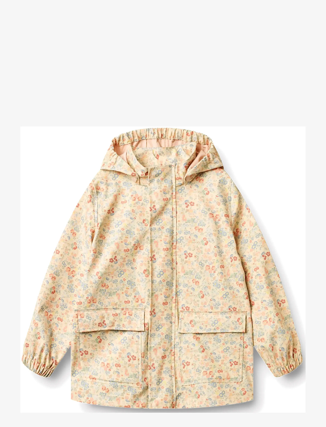 Wheat - Rainwear Ollo Jacket - regnjakker - flowers and seashells - 0