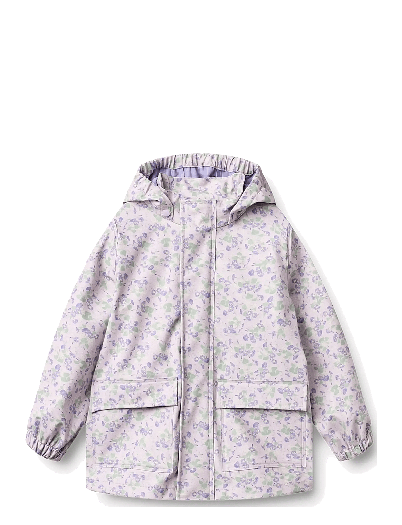 Wheat - Rainwear Ollo Jacket - sadetakit - lilac petunias - 0