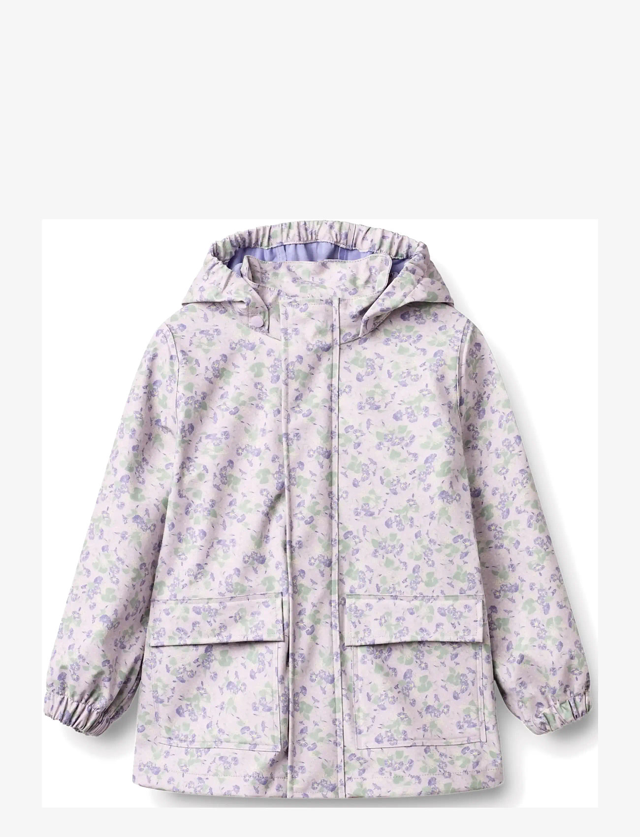 Wheat - Rainwear Ollo Jacket - sadetakit - lilac petunias - 1
