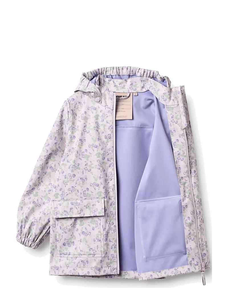 Wheat - Rainwear Ollo Jacket - sadetakit - lilac petunias - 3